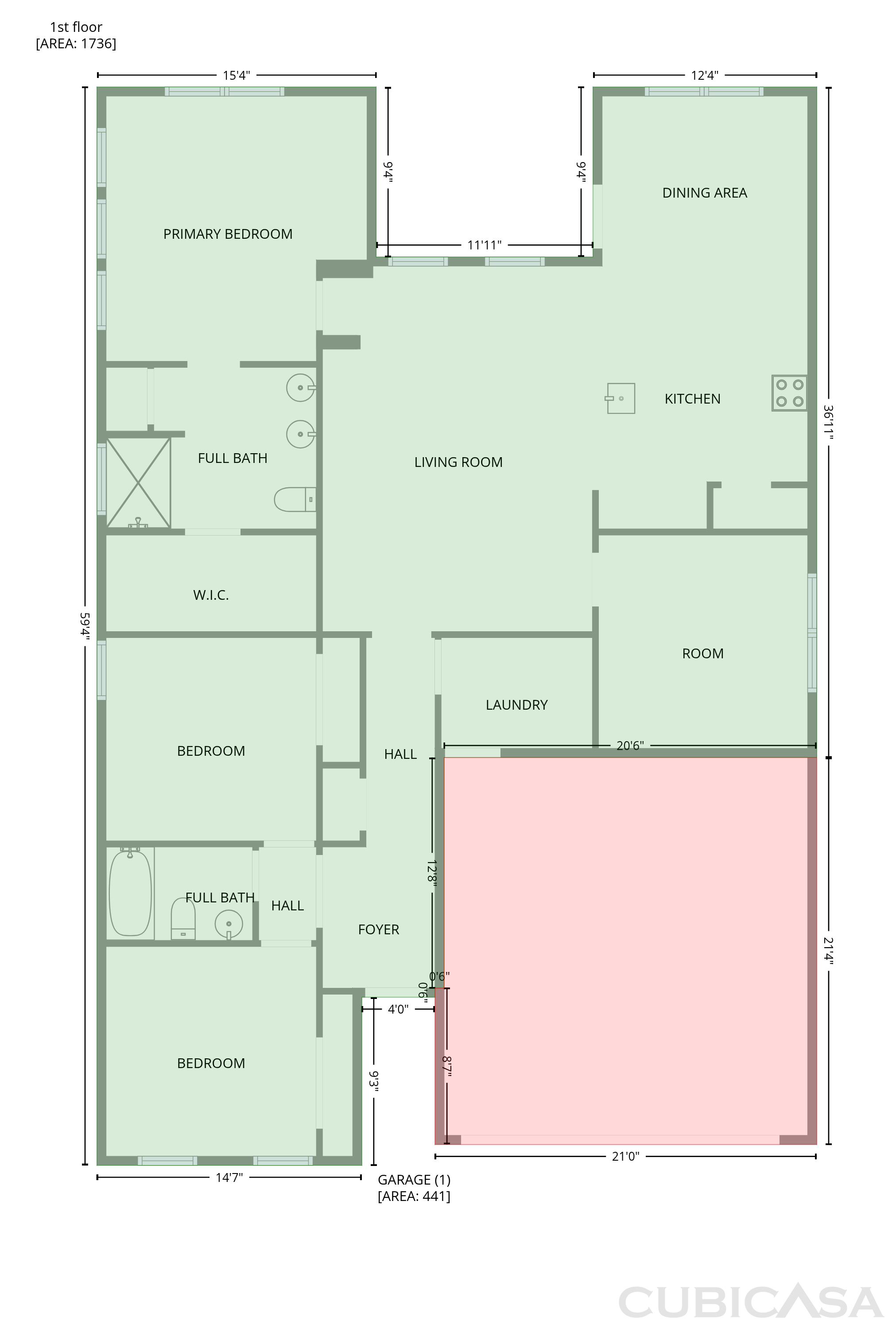 Main Floor of 537 Nandina Dr, Goose Creek, SC
