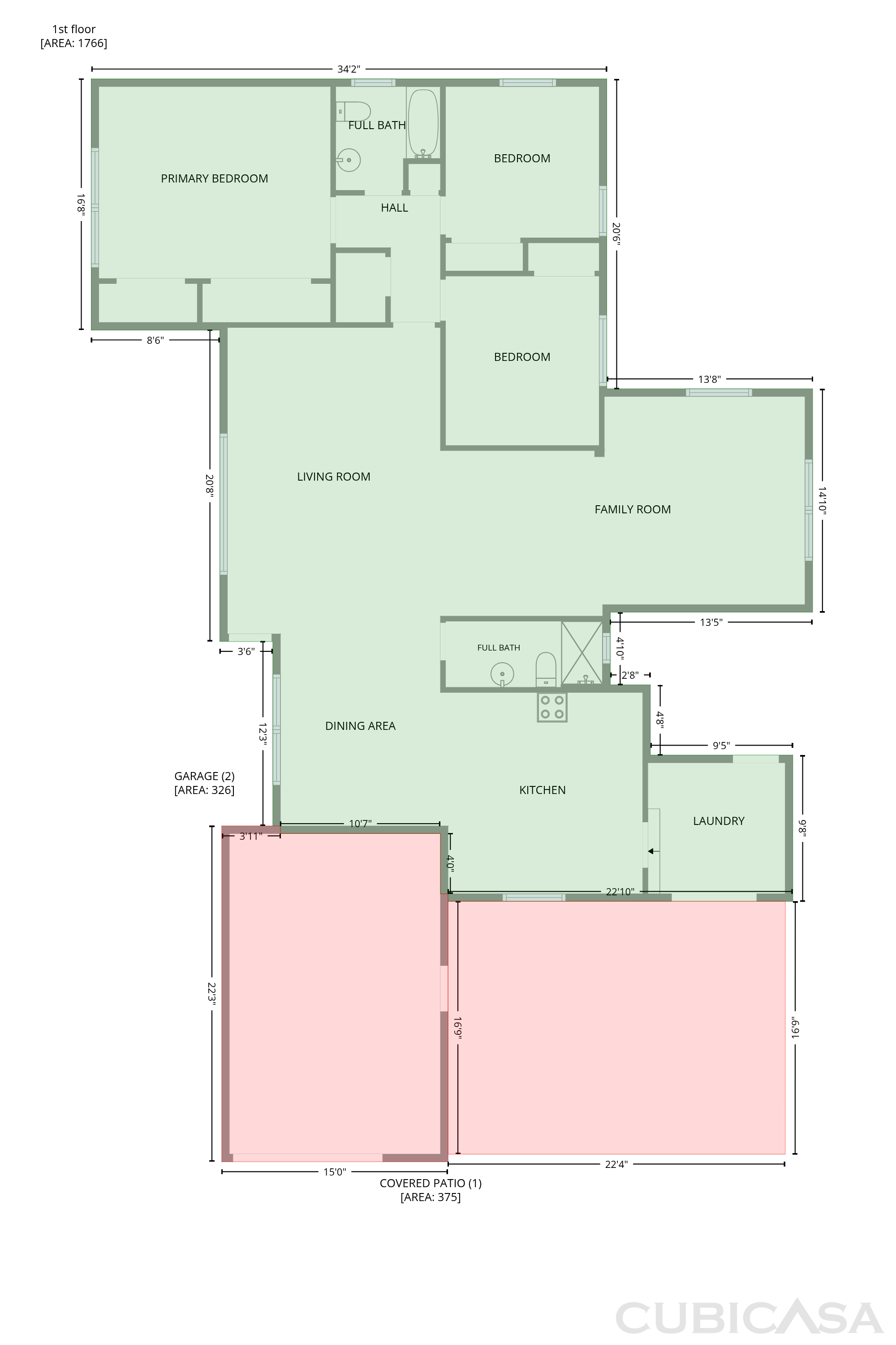 Main Floor of 601 Myrtle Way S, Saint Petersburg, FL