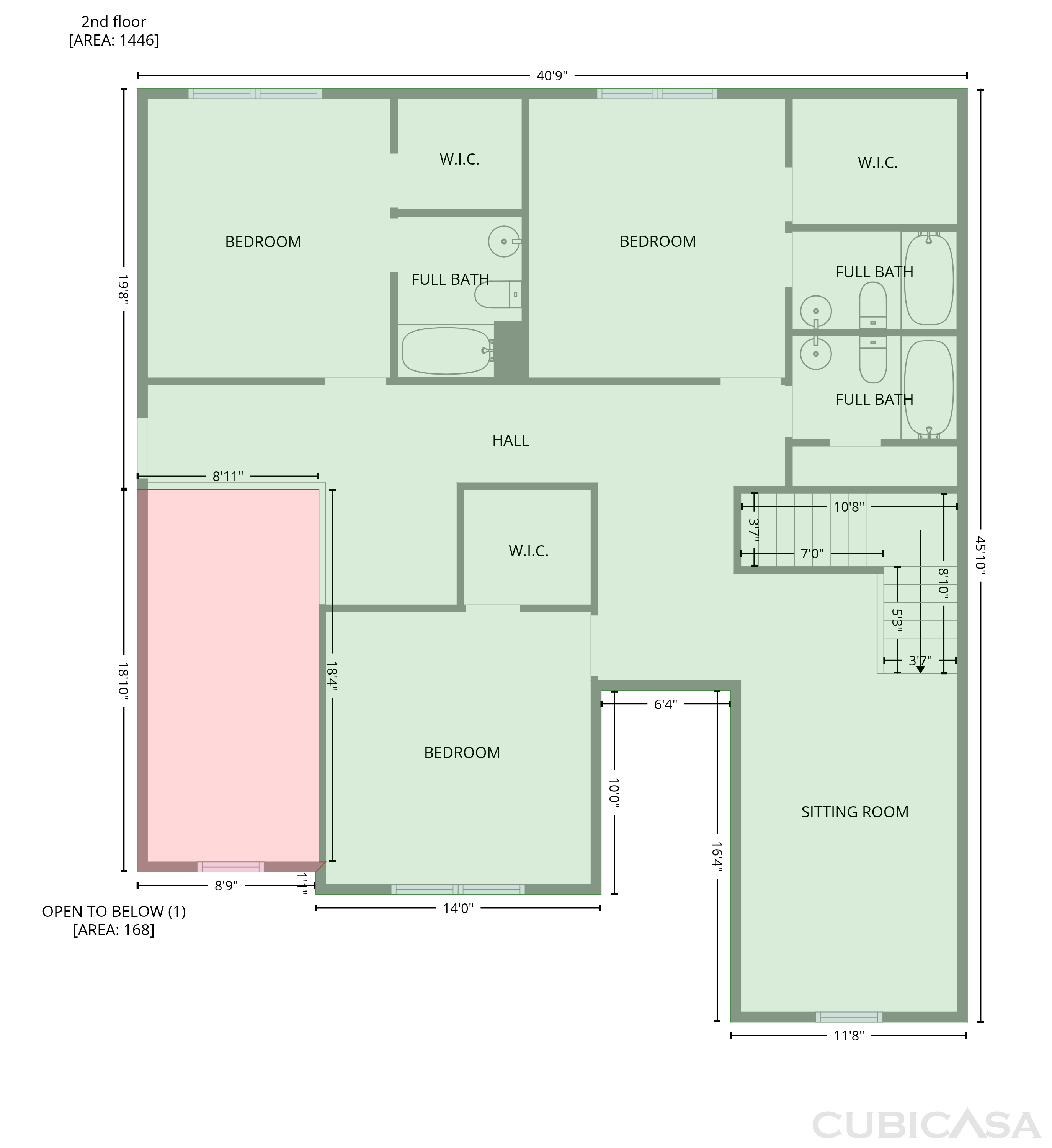 Second Floor of 156 Southbrook Ln, Sanford, NC