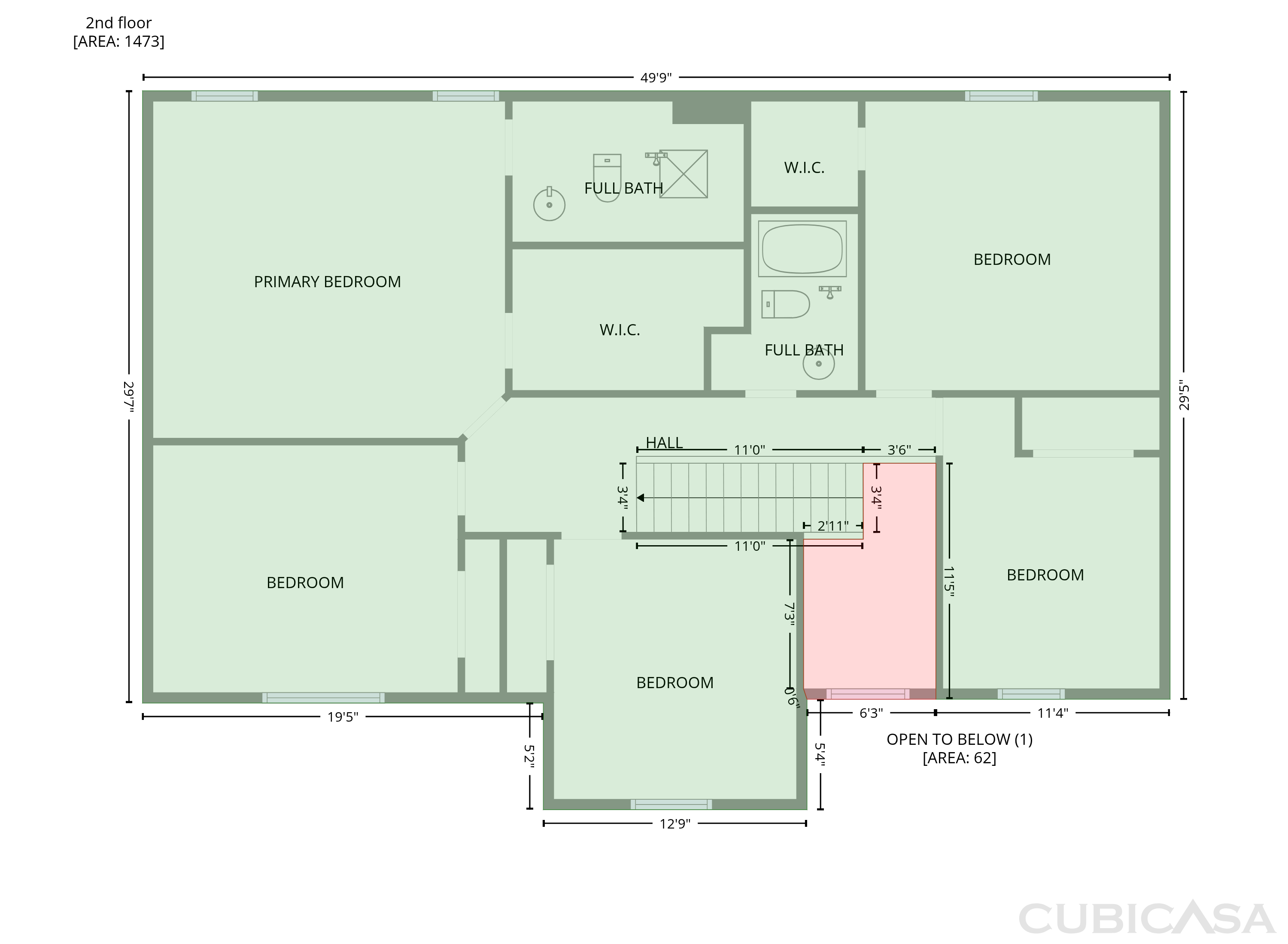 Second Floor of 7910 Arvada Pl, Indianapolis, IN
