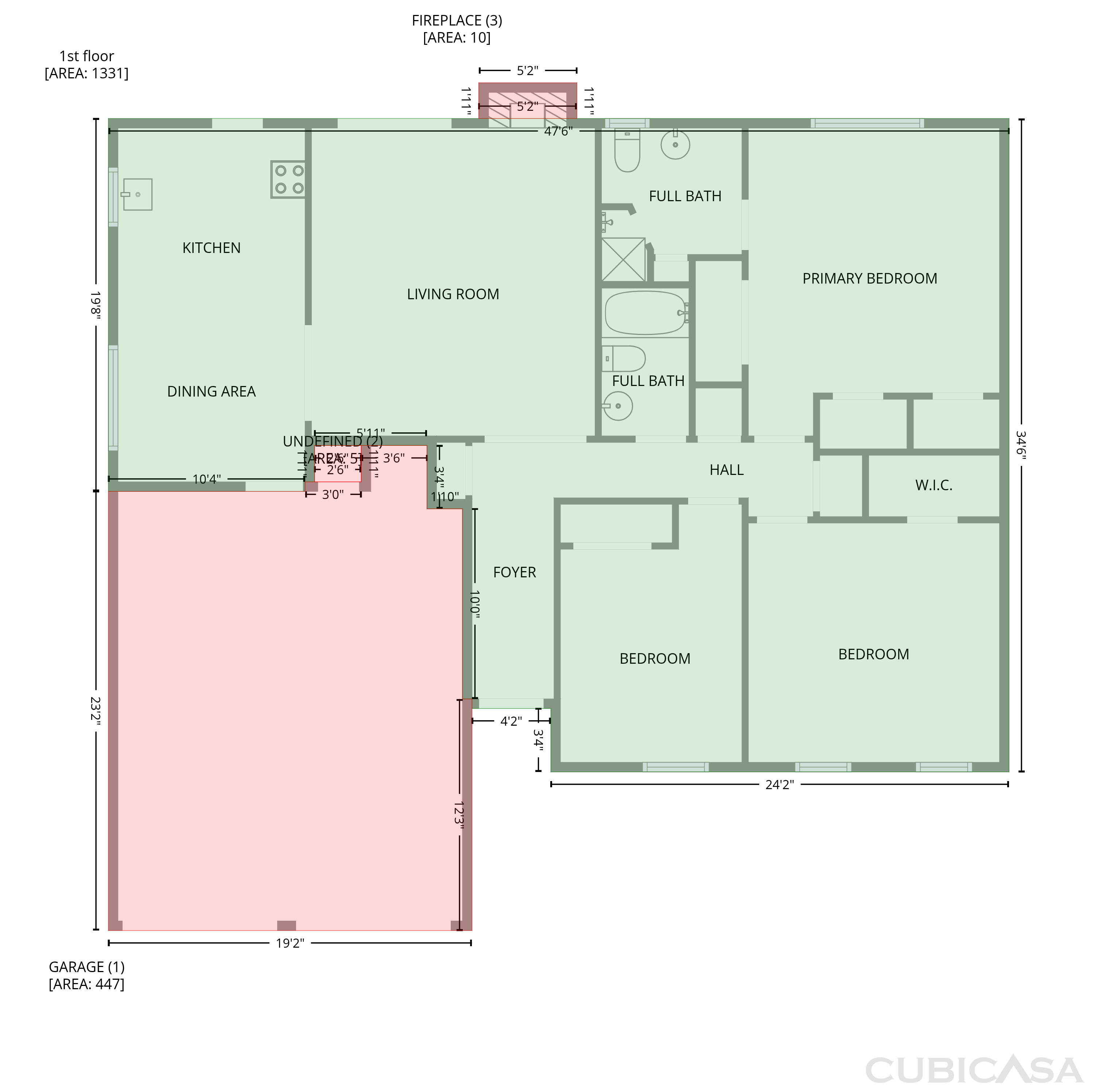 Main Floor of 2012 Stardust St, Killeen, TX