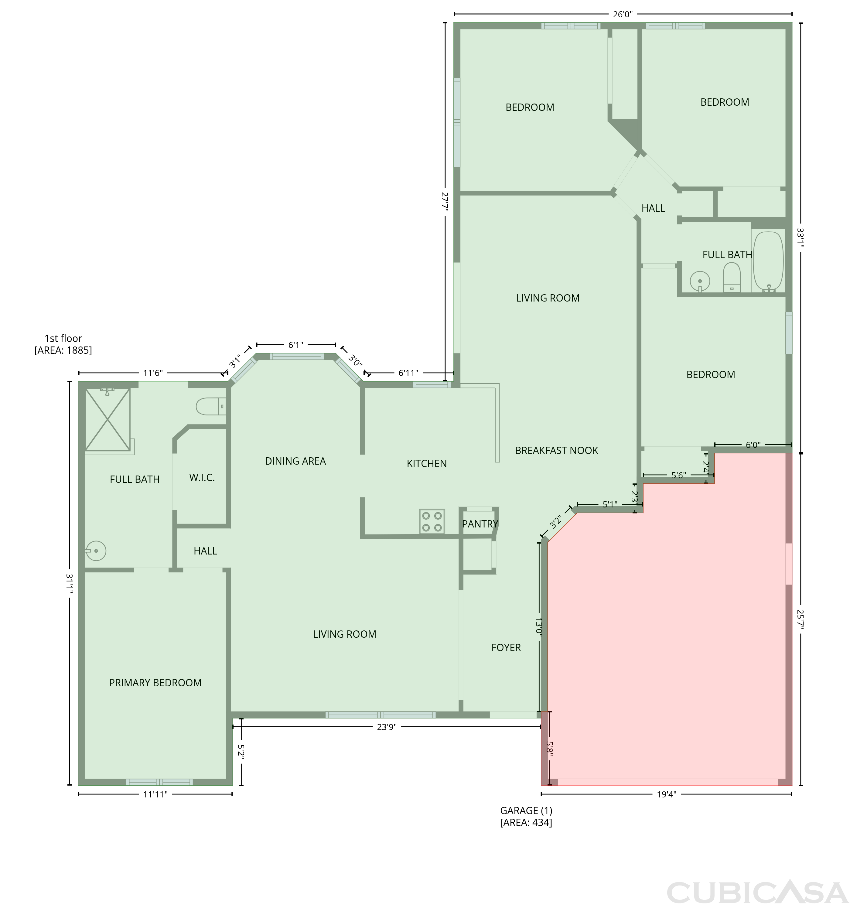 Main Floor of 546 Penns Neck Dr, Deland, FL