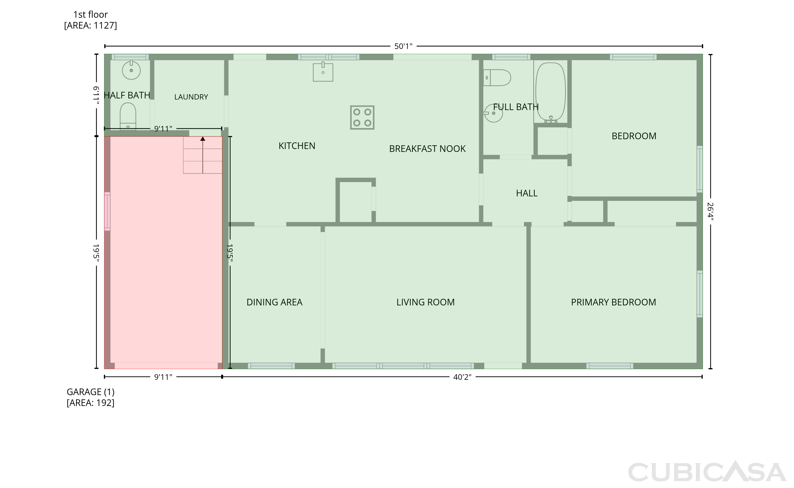 Main Floor of 1347 Chalmette Dr NE, Atlanta, GA
