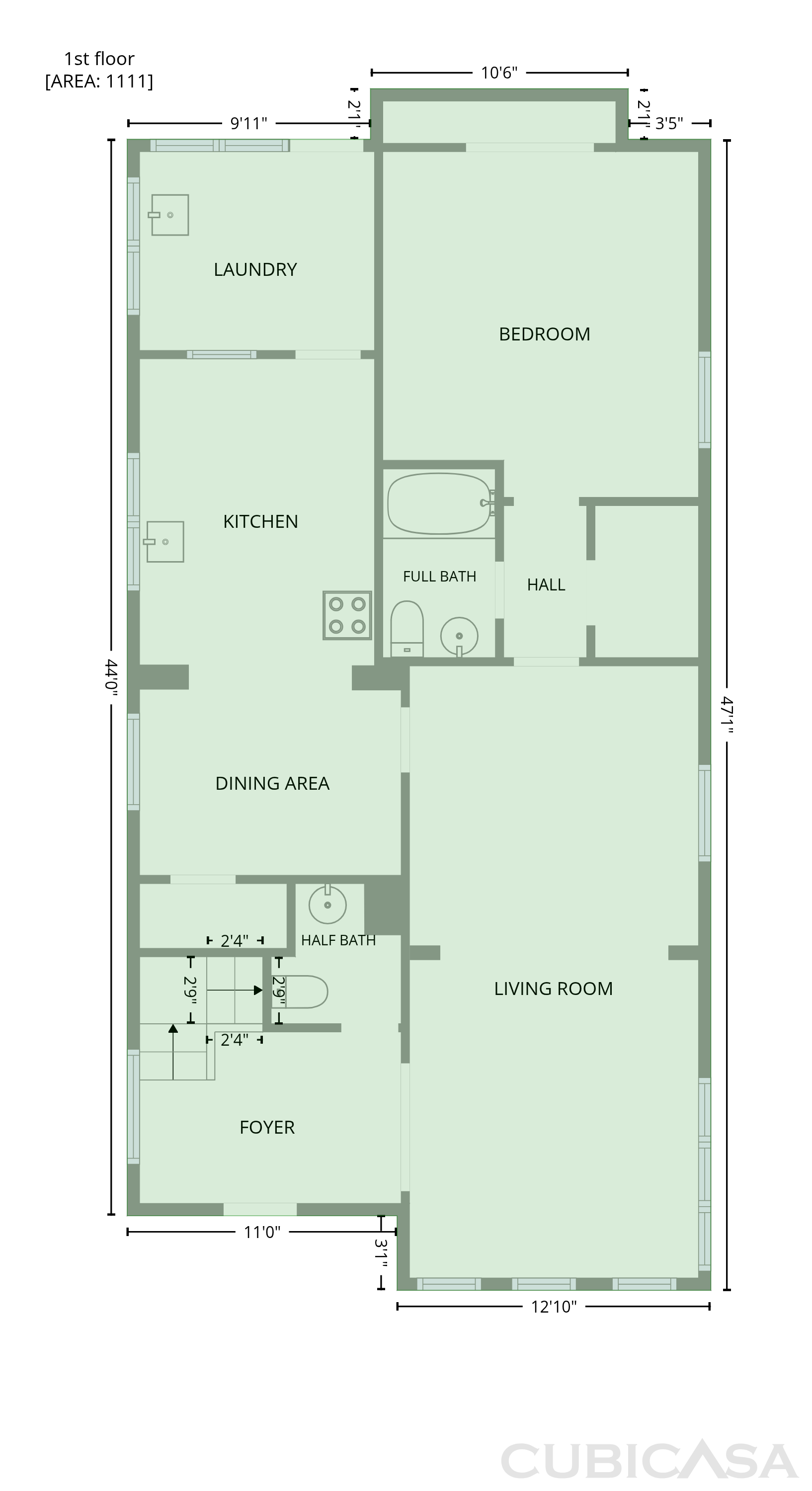 Main Floor of 5125 S Walcott St, Indianapolis, IN