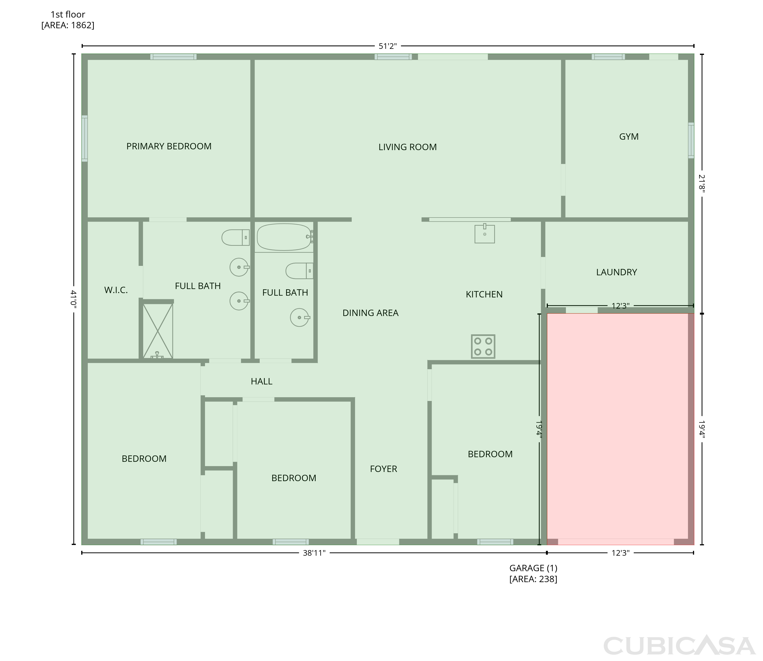 Main Floor of 7855 Lake Rd, Chippewa Lake, OH