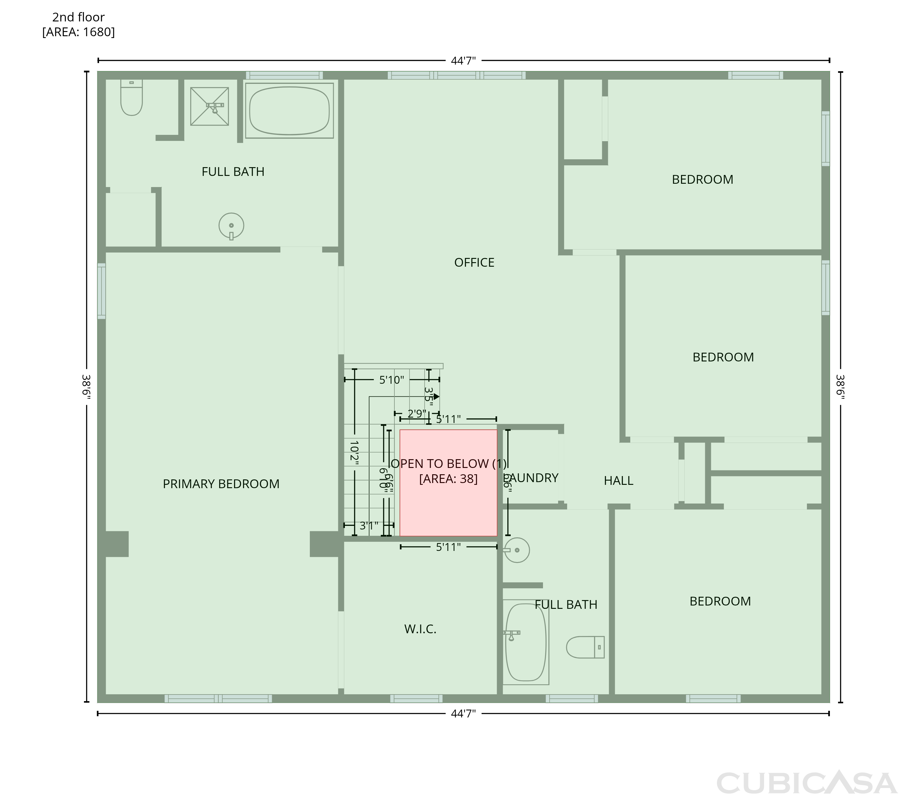 Second Floor of 4003 Duran Ln, Auburn, GA