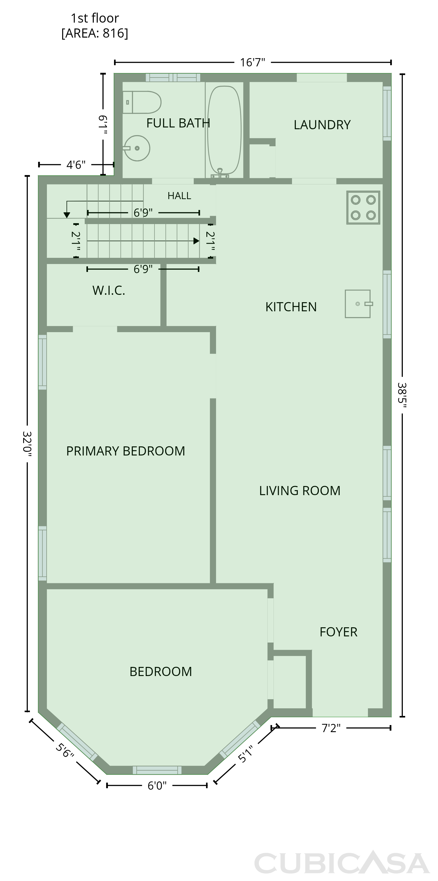 Second Floor of 3110 SE 18th Ave, Portland, OR