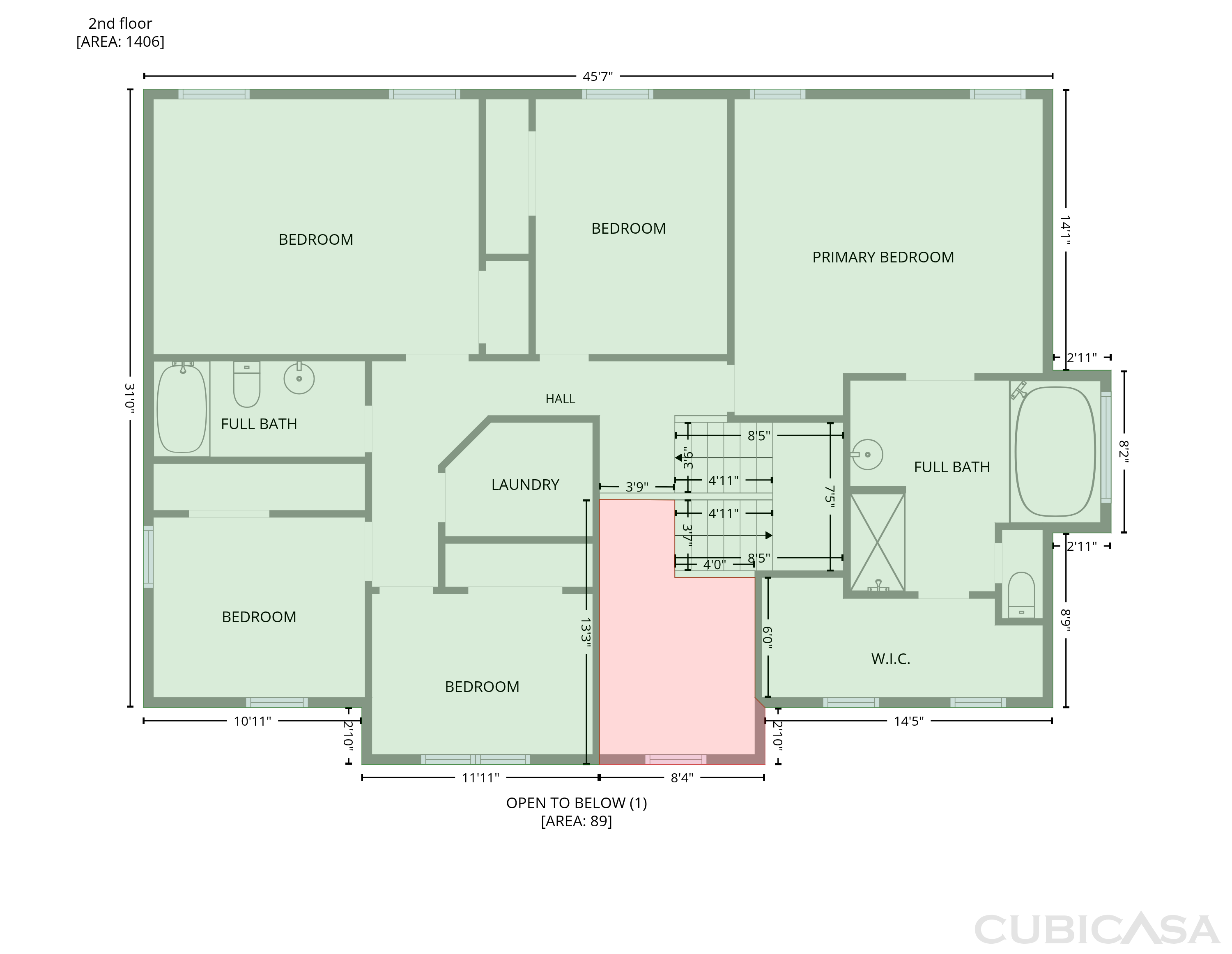 Second Floor of 1032 Rudder Dr, Spring Hill, TN