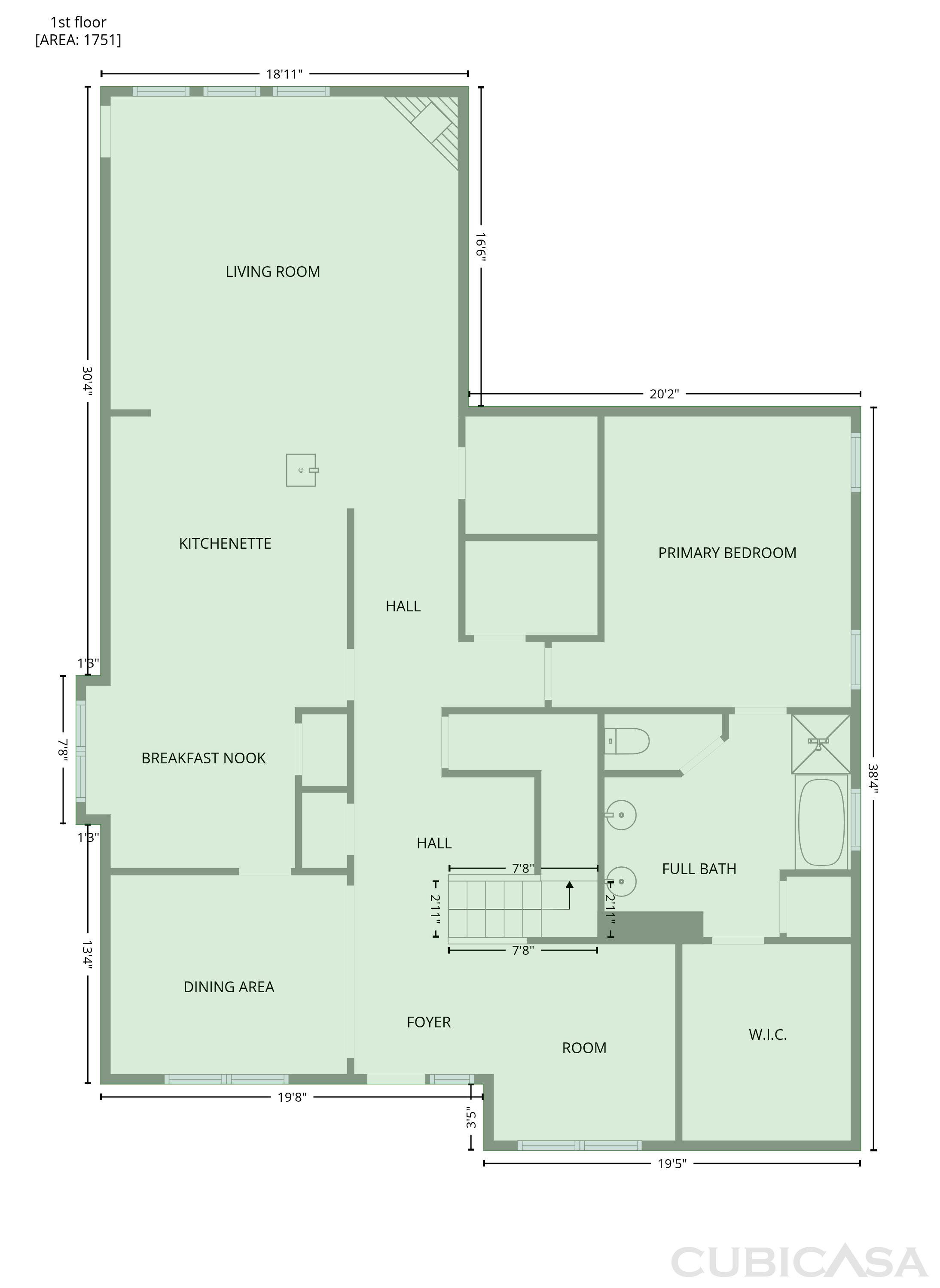 Main Floor of 1202 McCormick St, Garland, TX