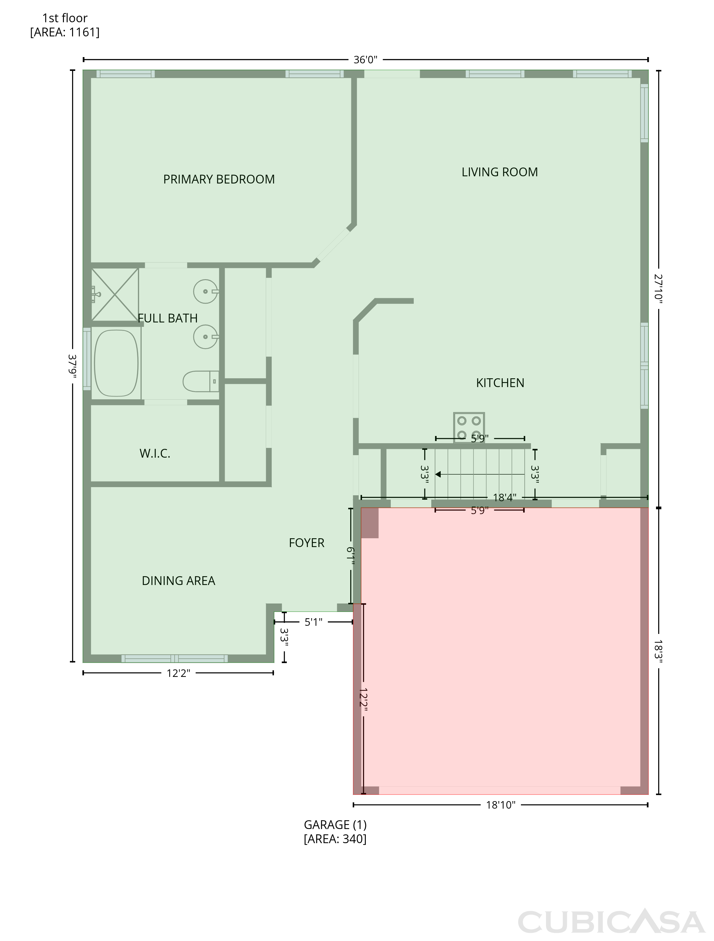 Main Floor of 635 Sable View Ln, Atlanta, GA