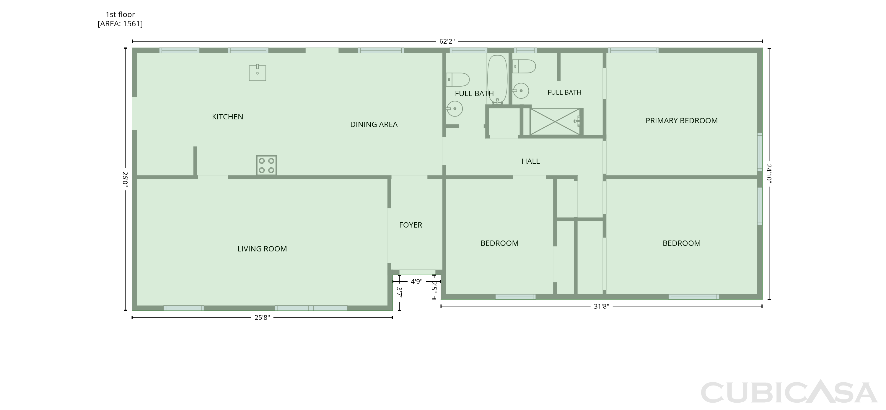 Main Floor of 1710 Fairhaven Dr, Columbia, SC
