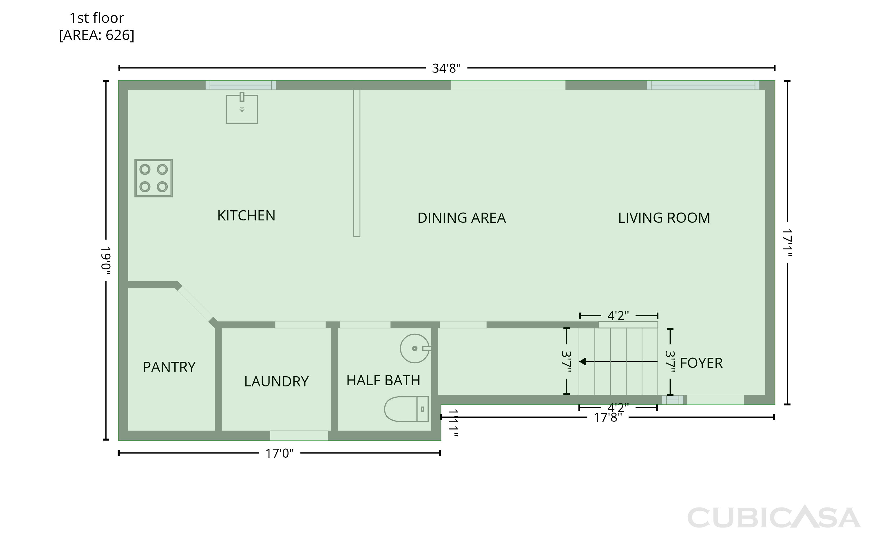 Main Floor of 13976 W Port Royale Ln, Surprise, AZ
