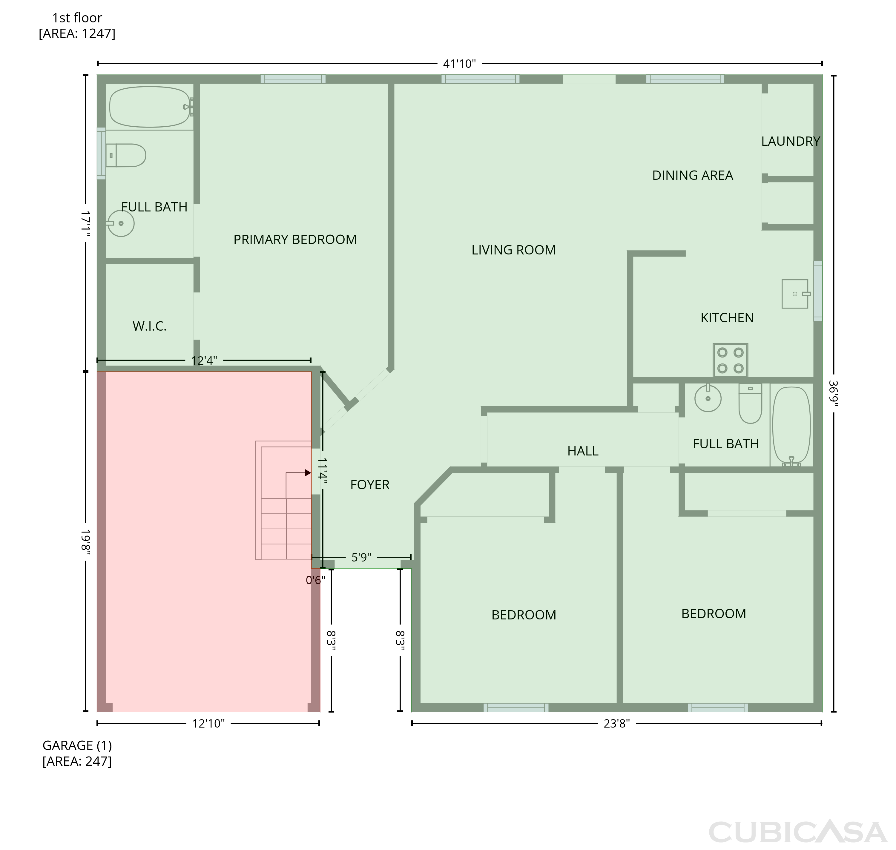 Main Floor of 1690 Sparkleberry Dr, Clarksville, TN