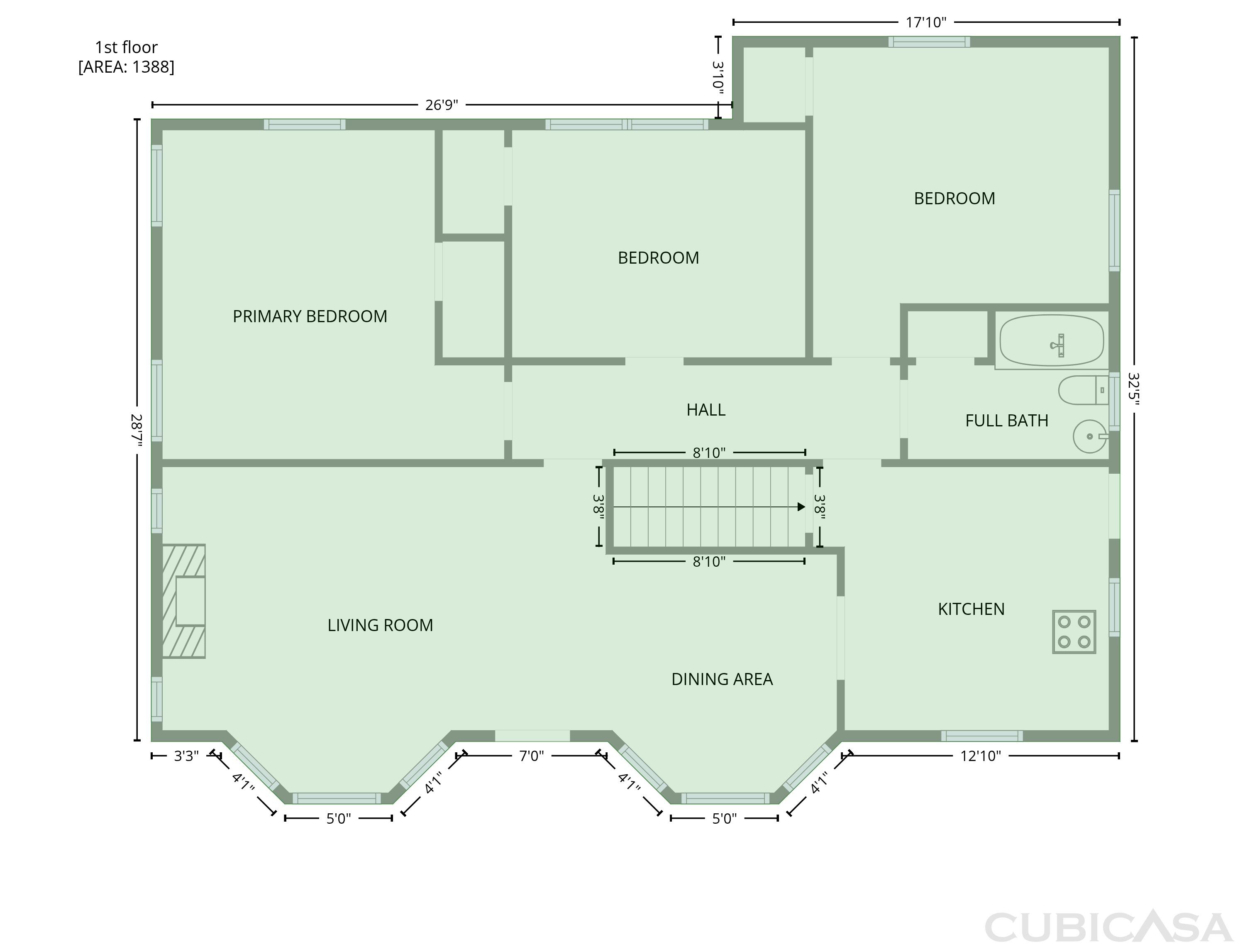Second Floor of 821 Jackson St, Gastonia, NC