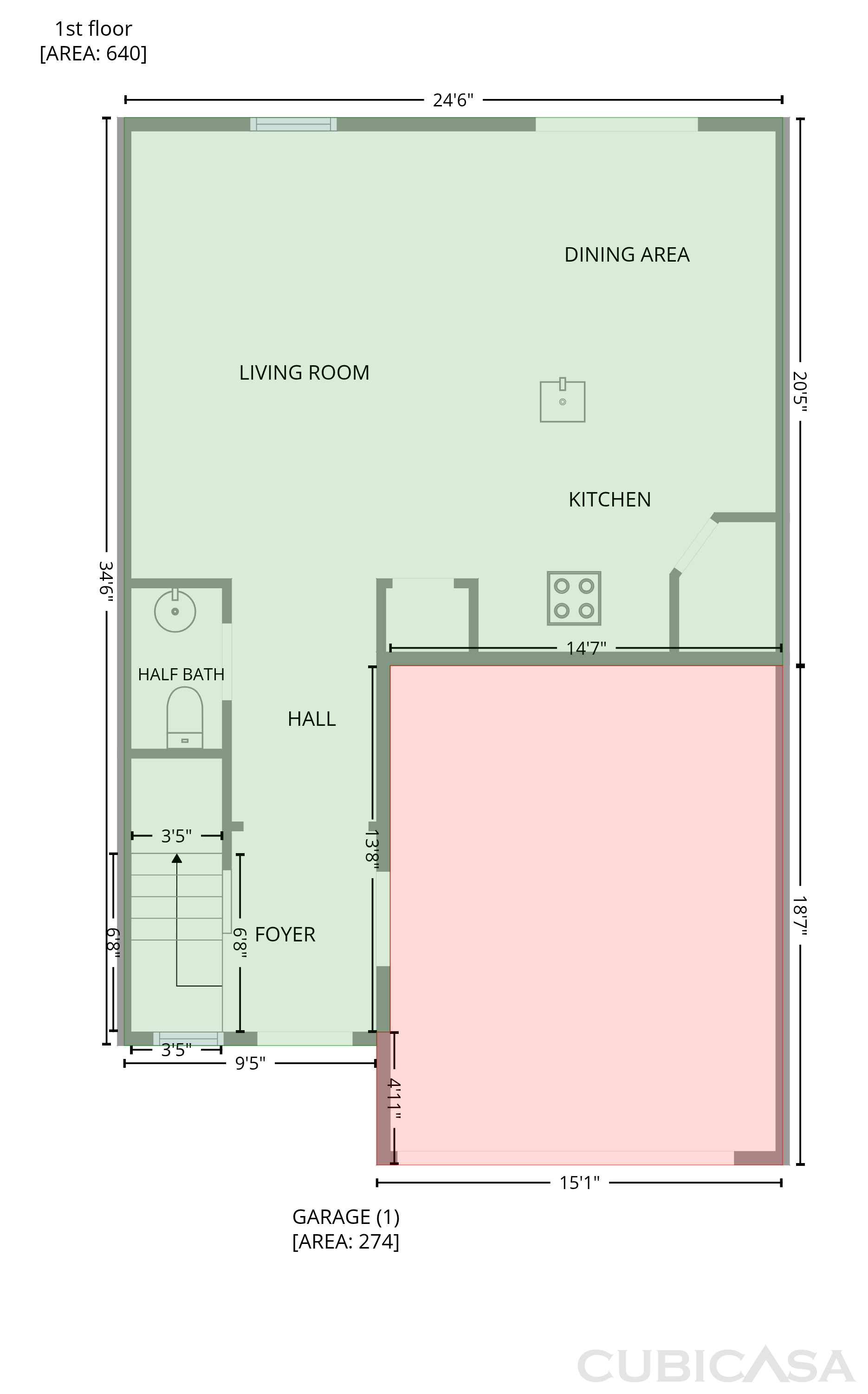 Main Floor of 3306 Ellingford Rd, Charlotte, NC
