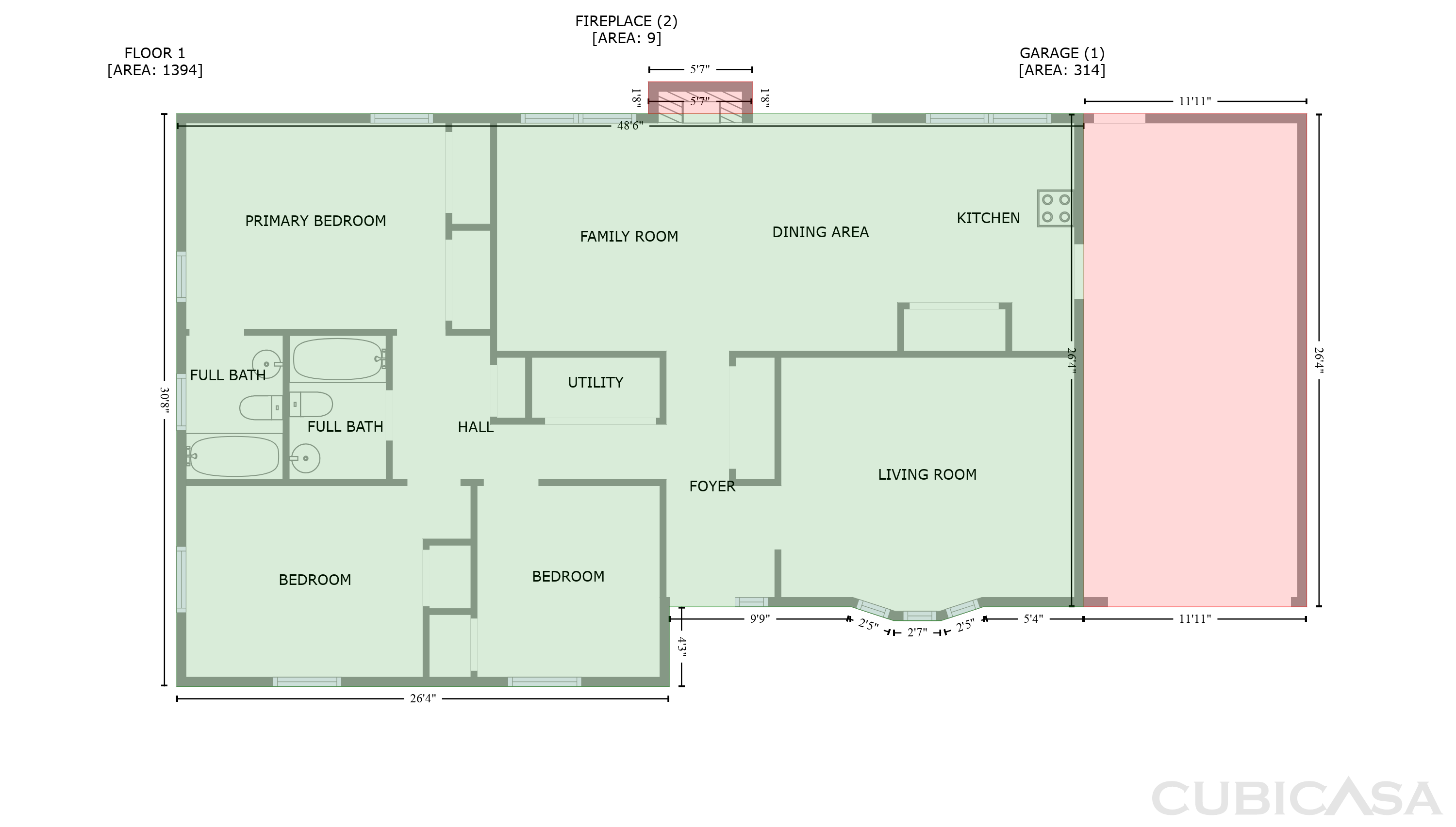 Main Floor of 540 Stockwood Dr, Woodstock, GA