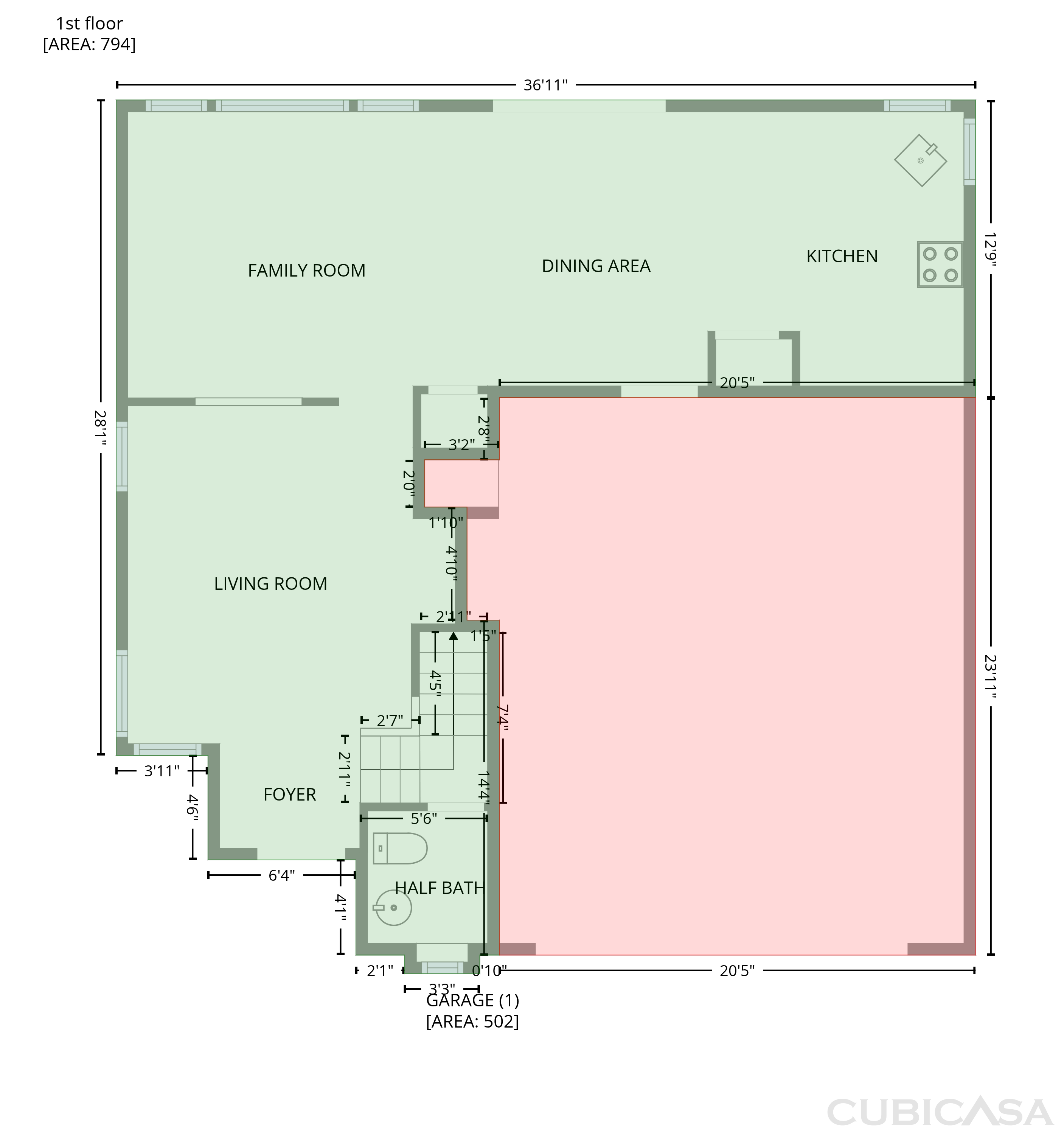 Main Floor of 7319 Pepperbox Ave, Las Vegas, NV
