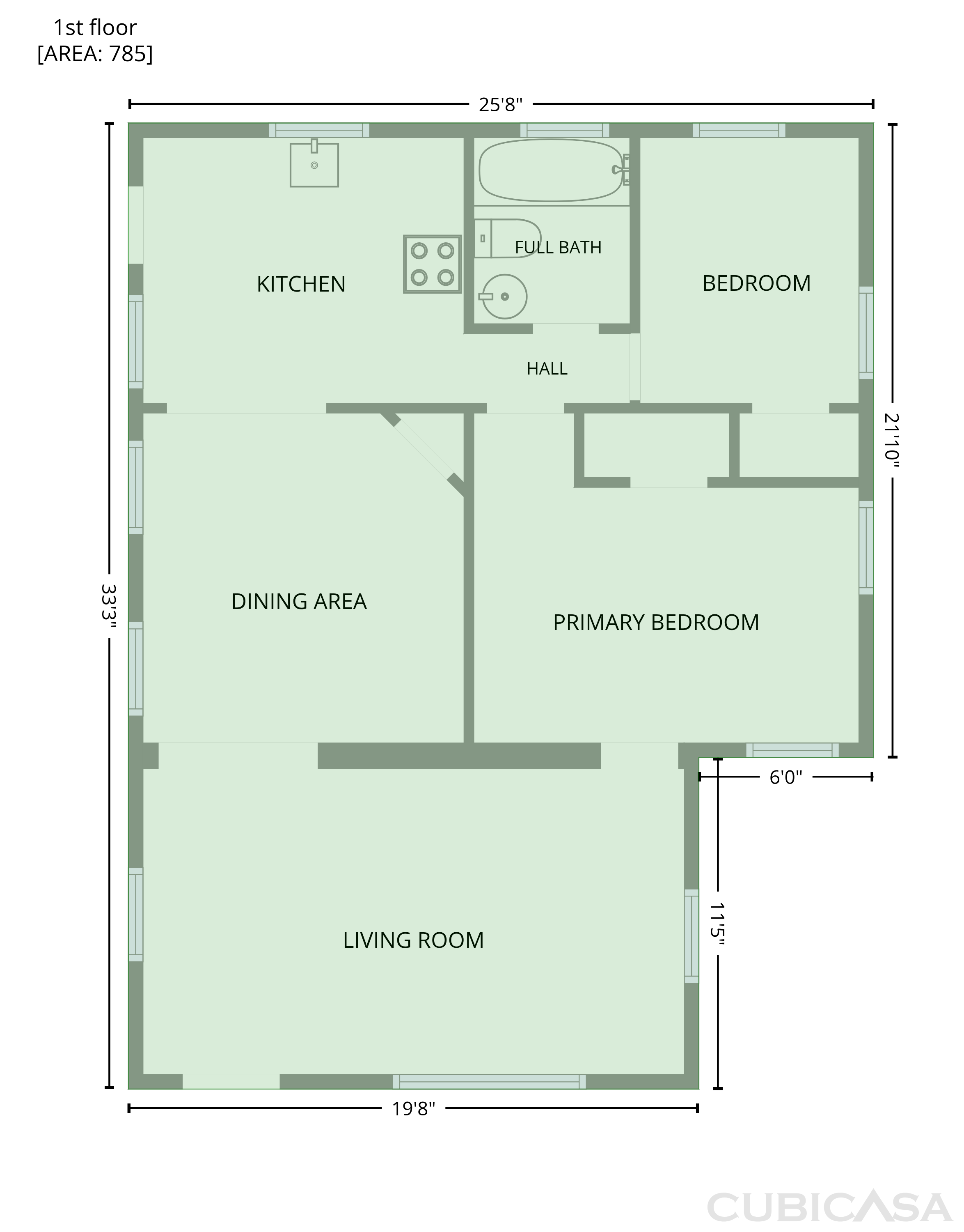 Main Floor of 2231 9th Ave W, Bradenton, FL