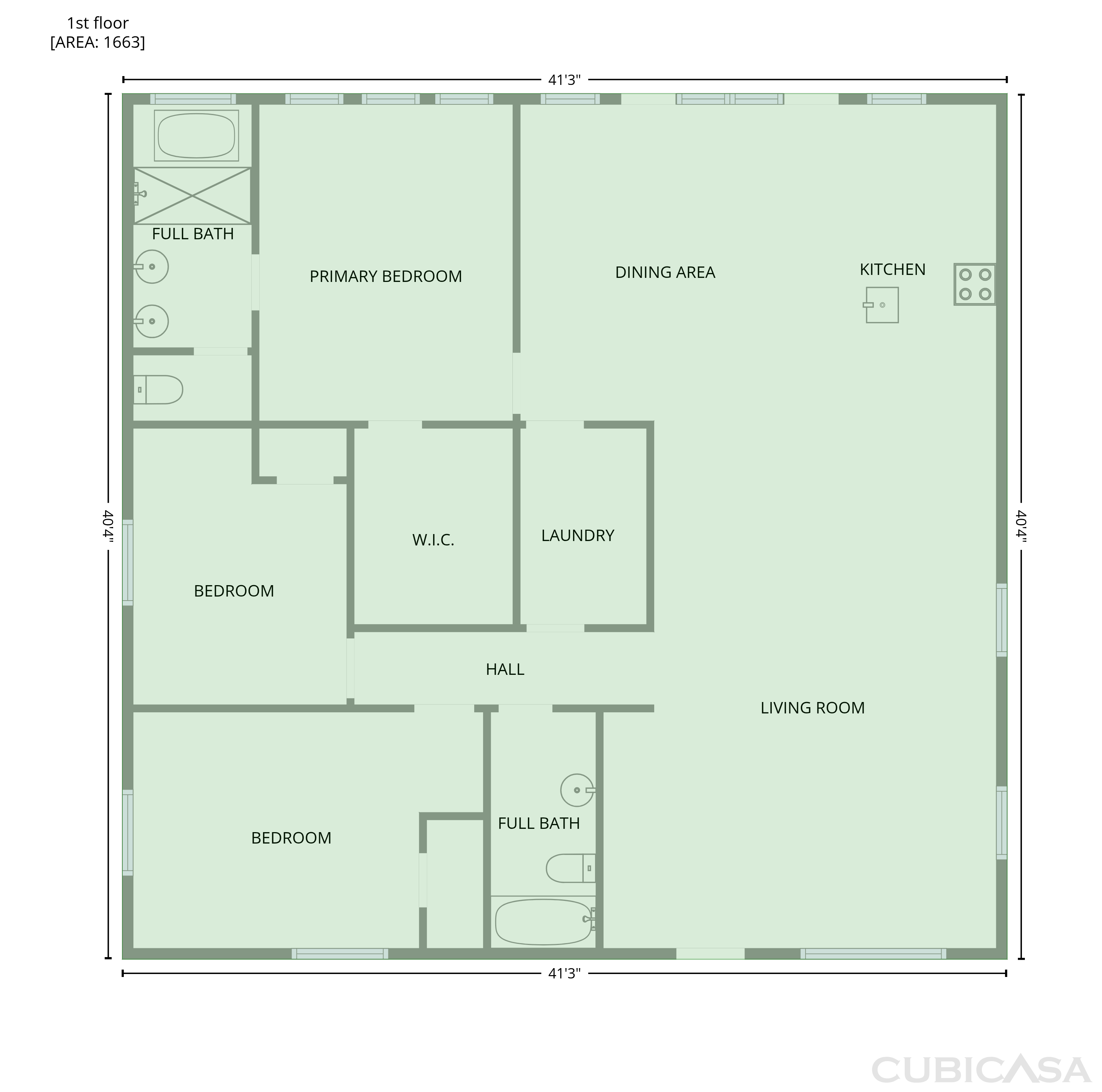 Main Floor of 503 S Park Dr, Austin, TX