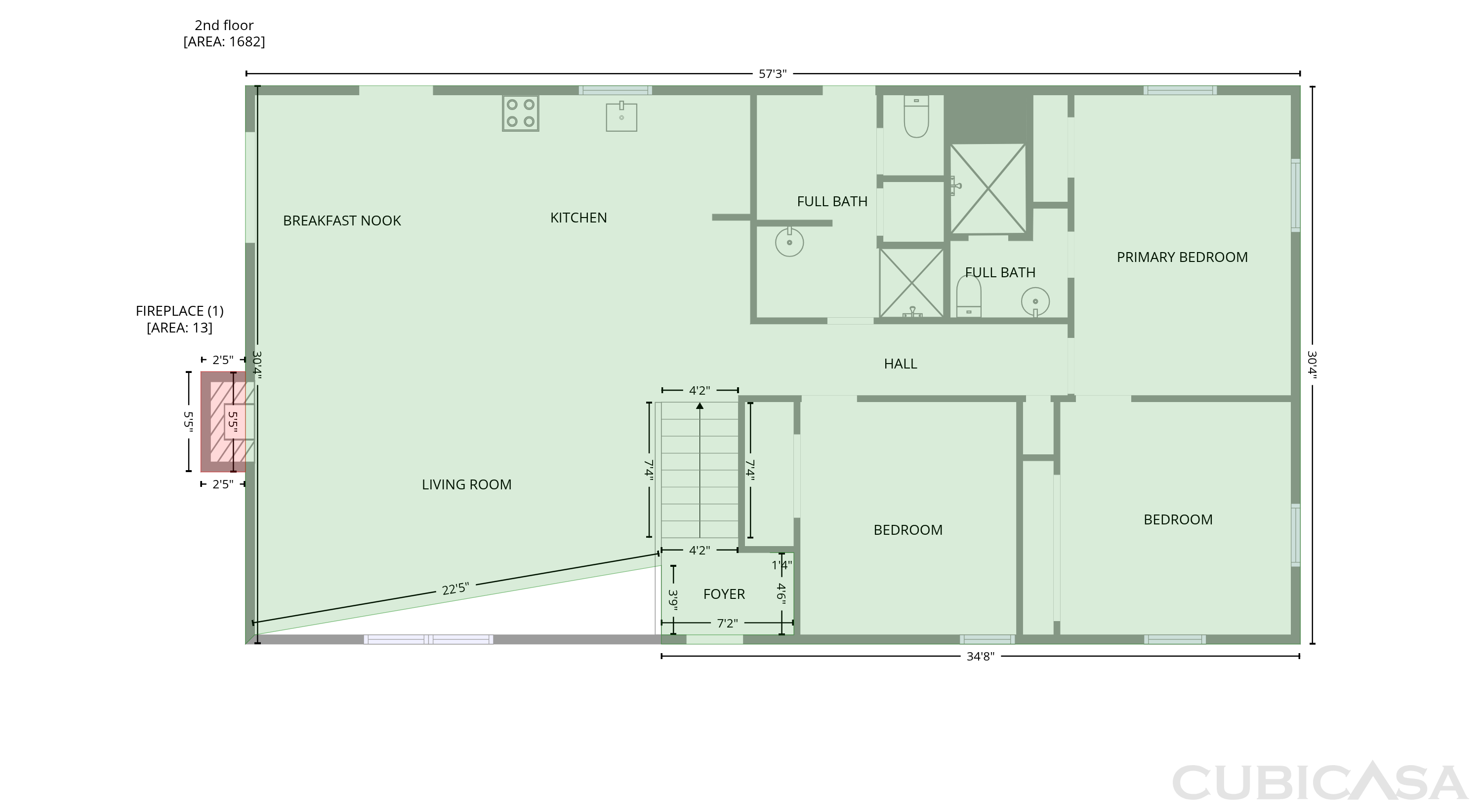 Second Floor of 624 Oak Grove Ave, Monett, MO