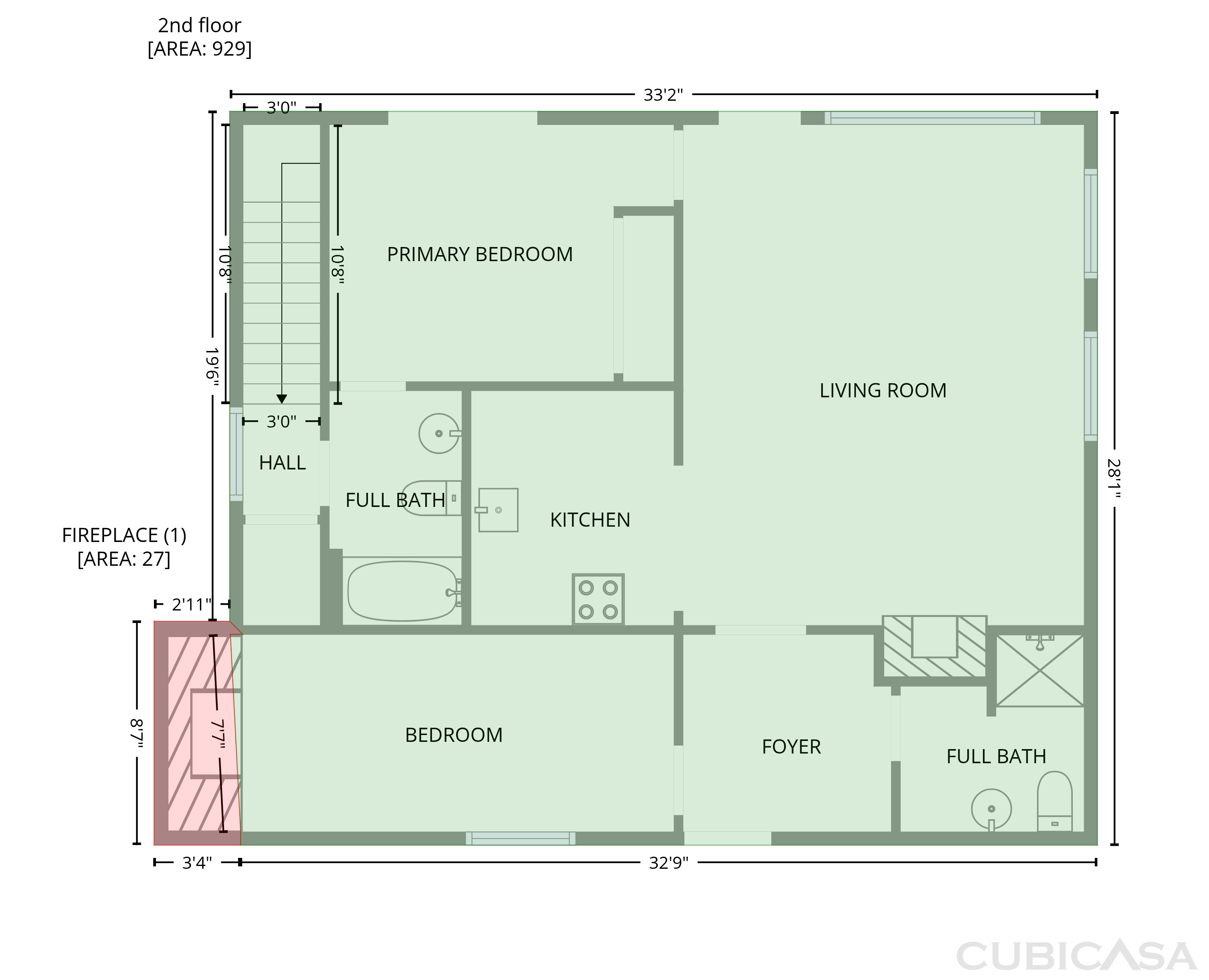 Second Floor of 718 Blue Jay Rd, Big Bear Lake, CA