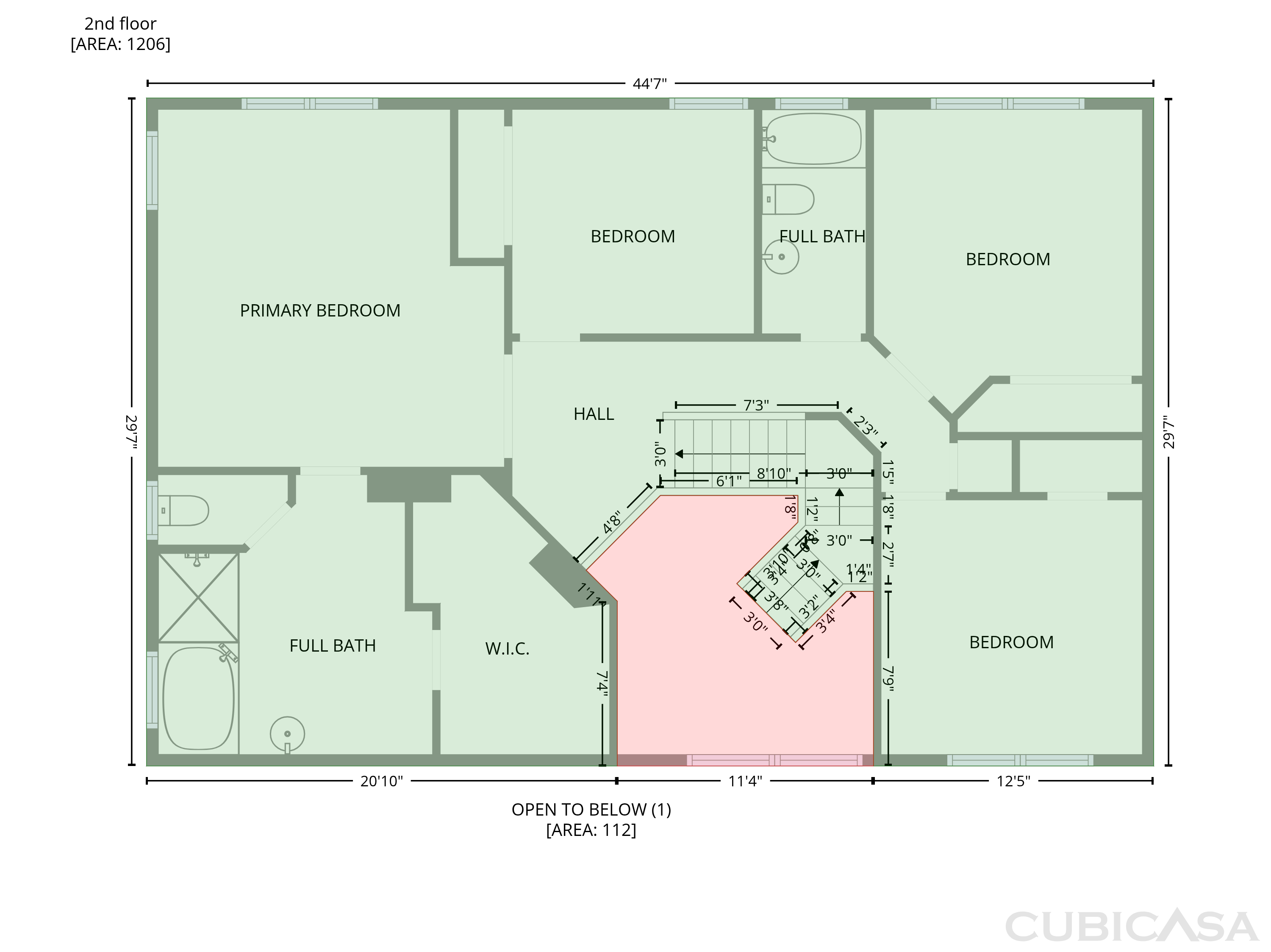 Second Floor of 8590 River Walk Lndg, Johns Creek, GA