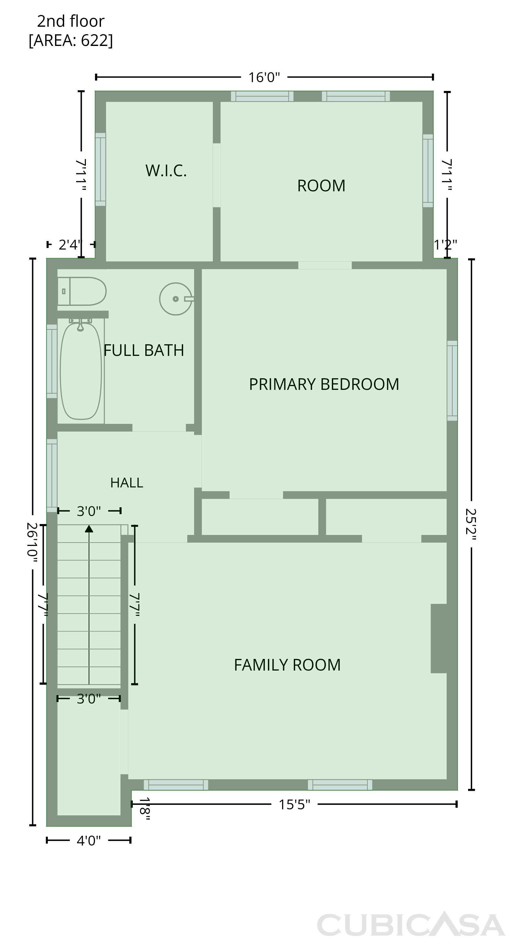 Upper level
