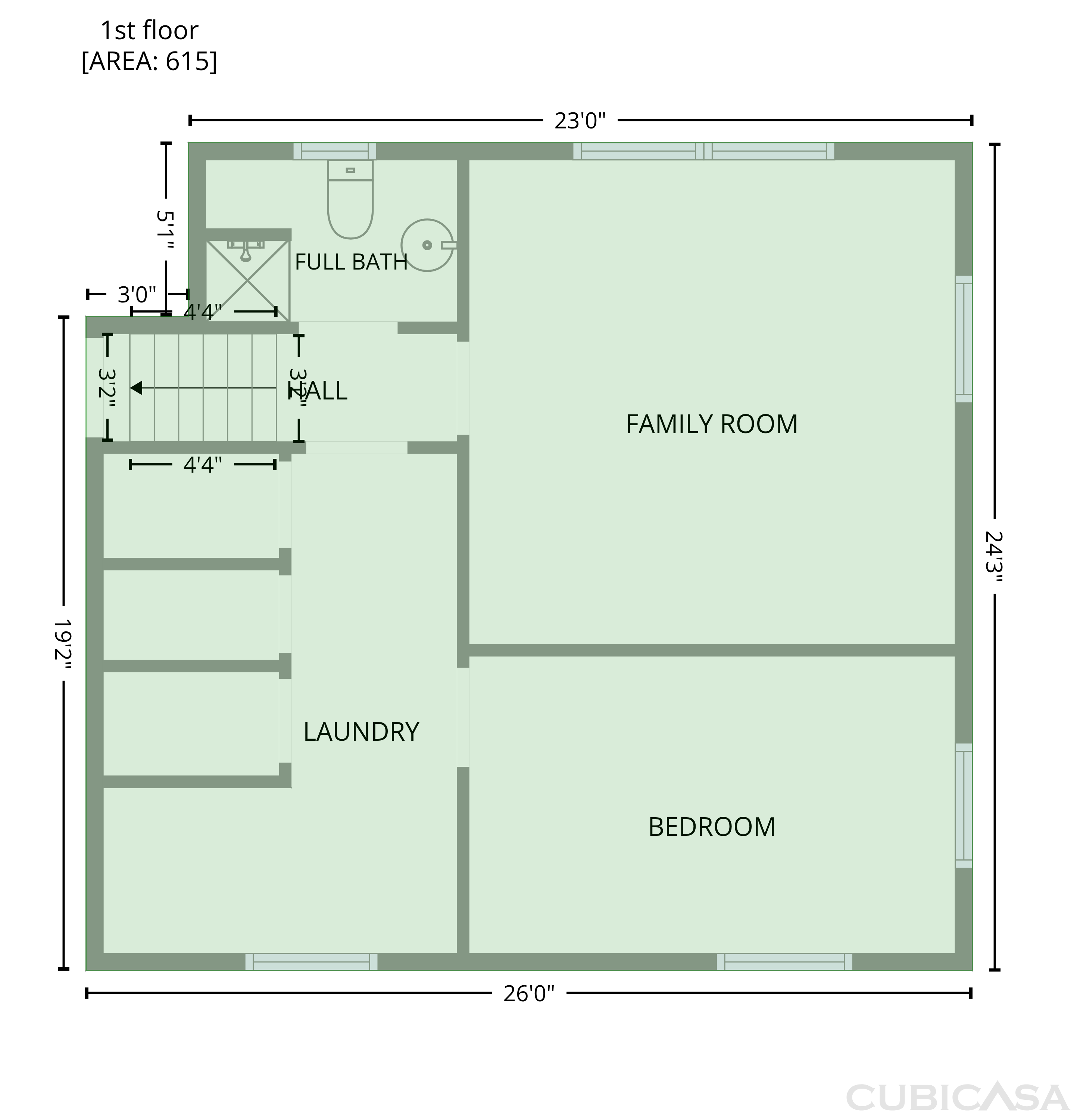Main Floor of 5807 Cobbrook Dr, Ellenwood, GA