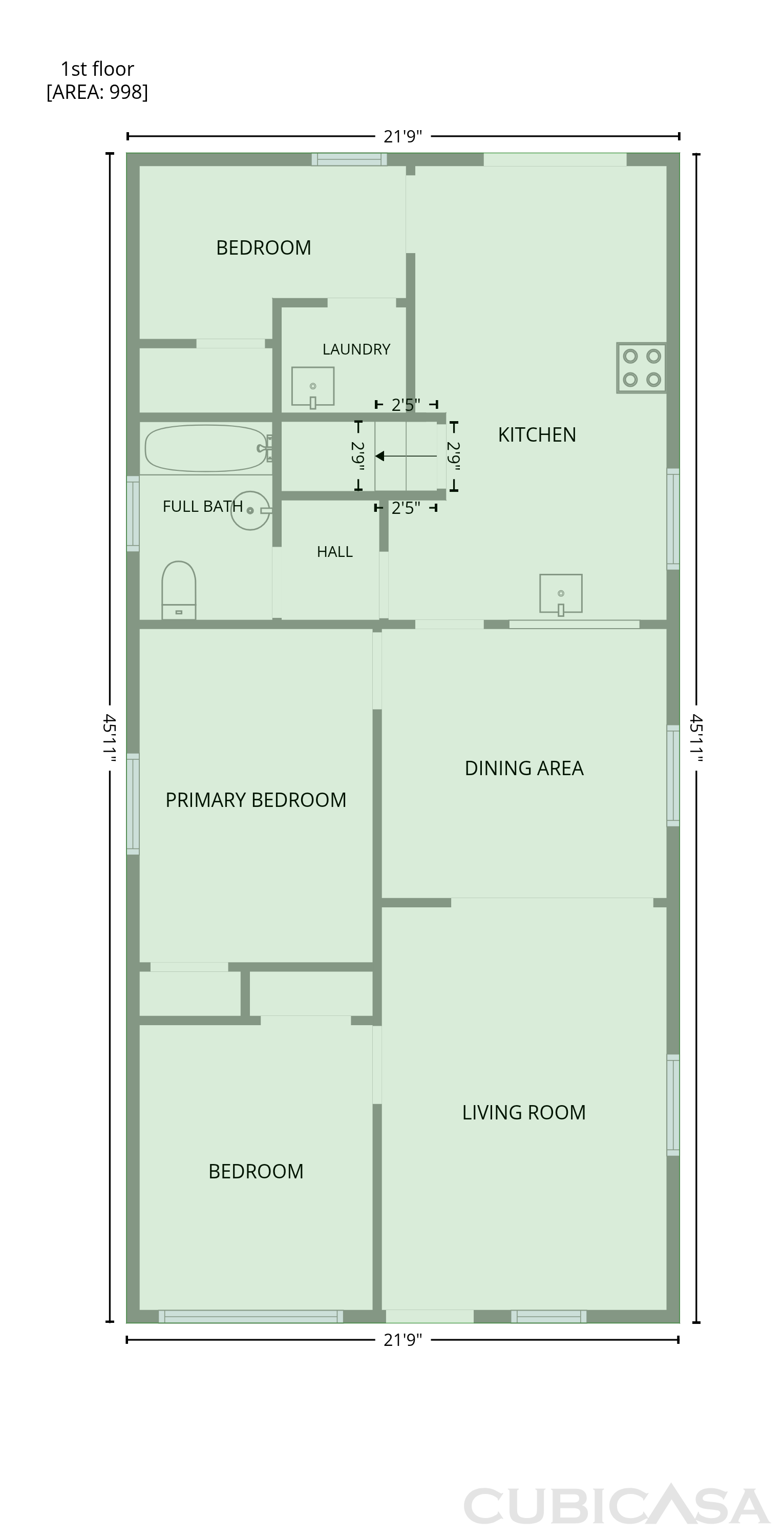 Main Floor of 21420 Jefferson St, Farmington Hills, MI