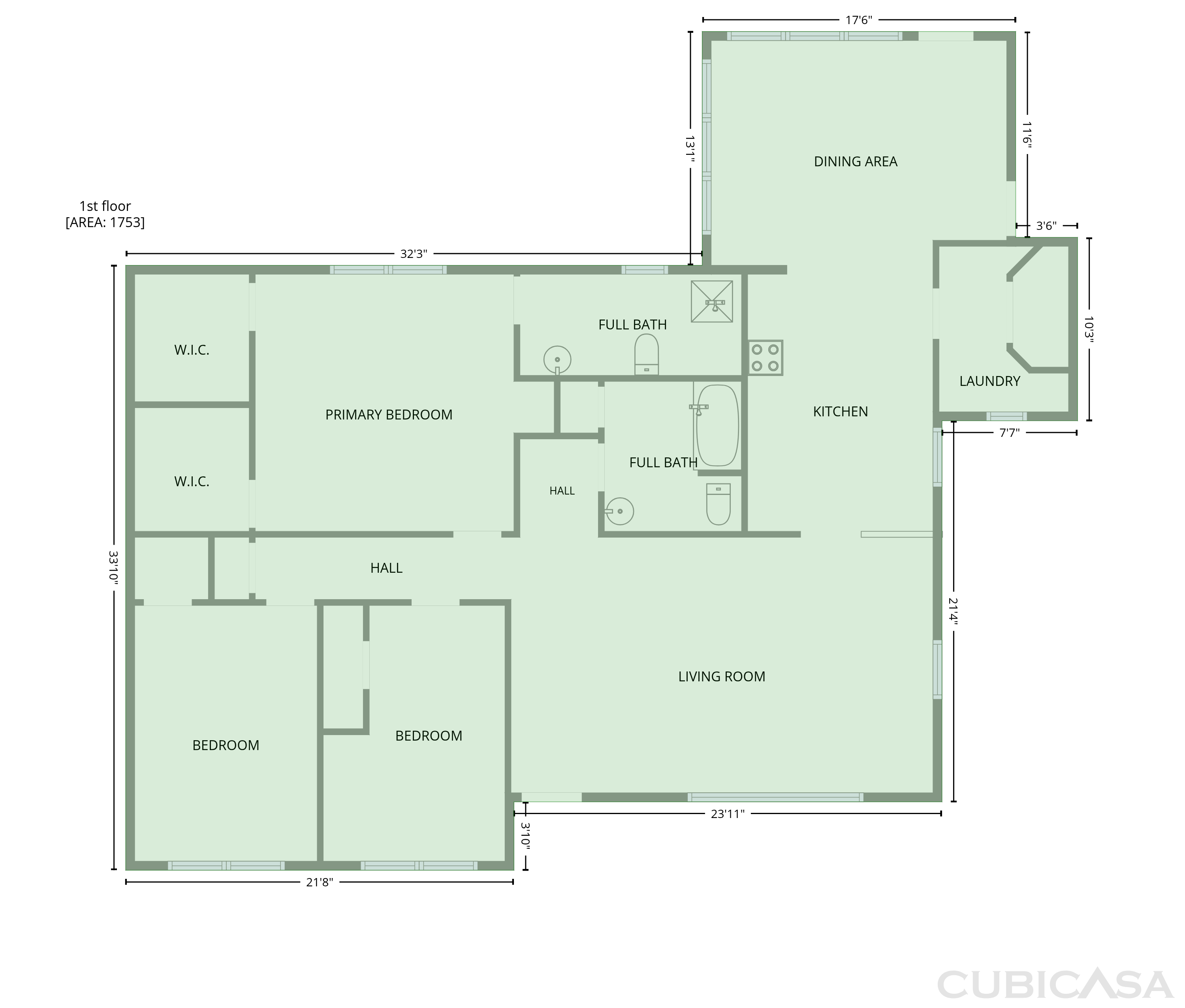 Main Floor of 1119 Coe Rd, Pinehurst, TX