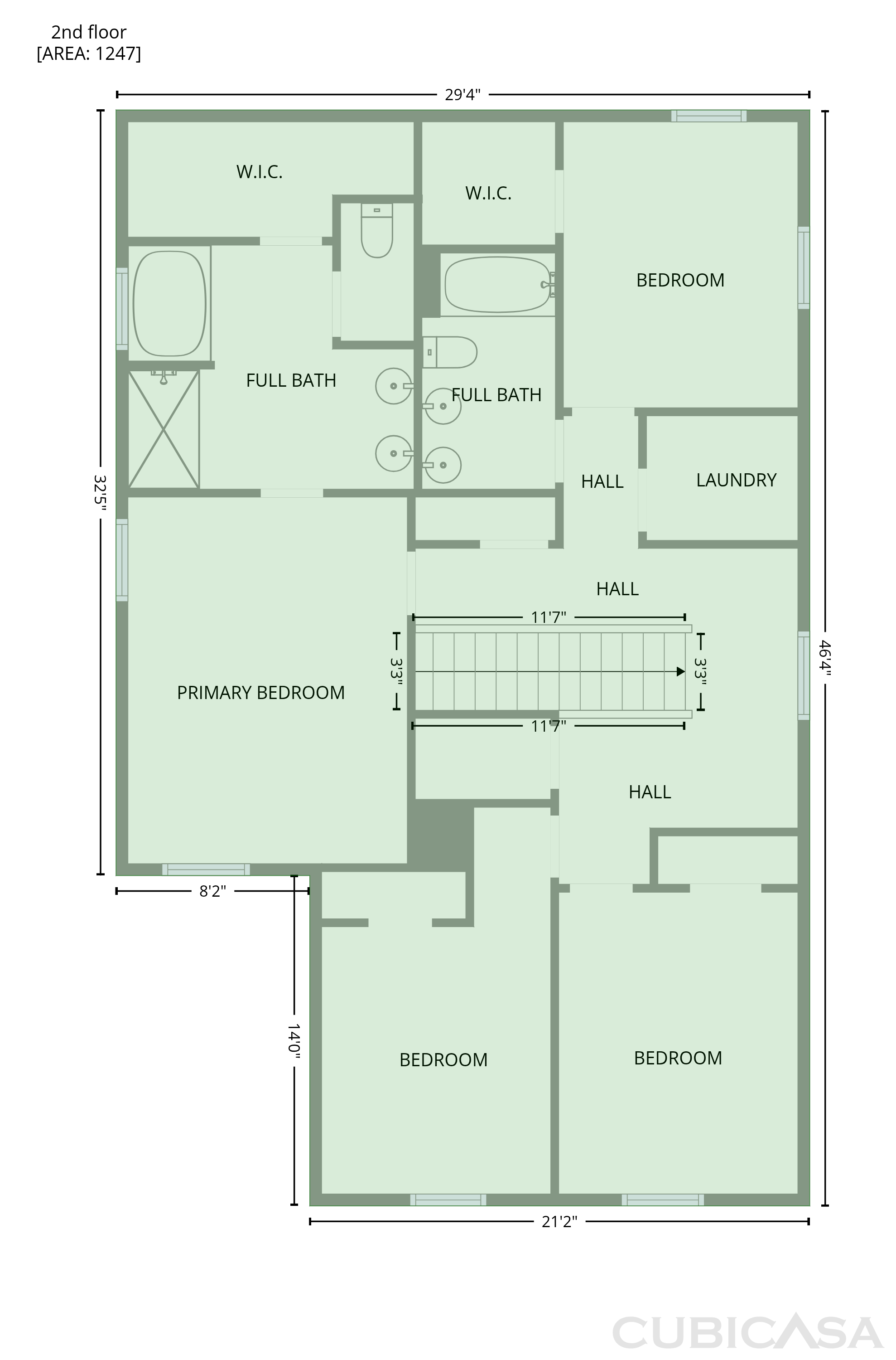 Second Floor of 53 Brookside Way, Dawsonville, GA