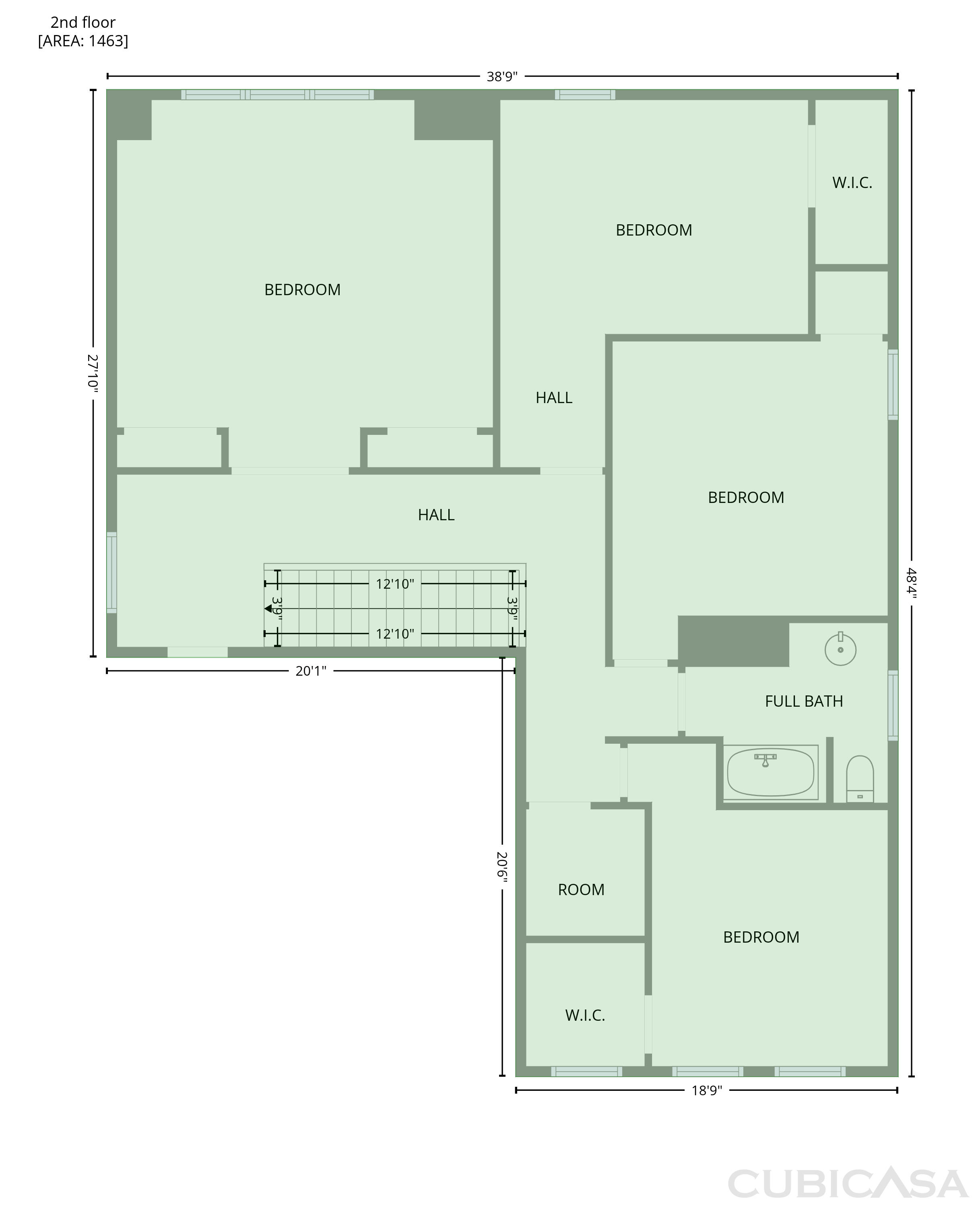Second Floor of 119 E Caxton Ct, Clayton, NC