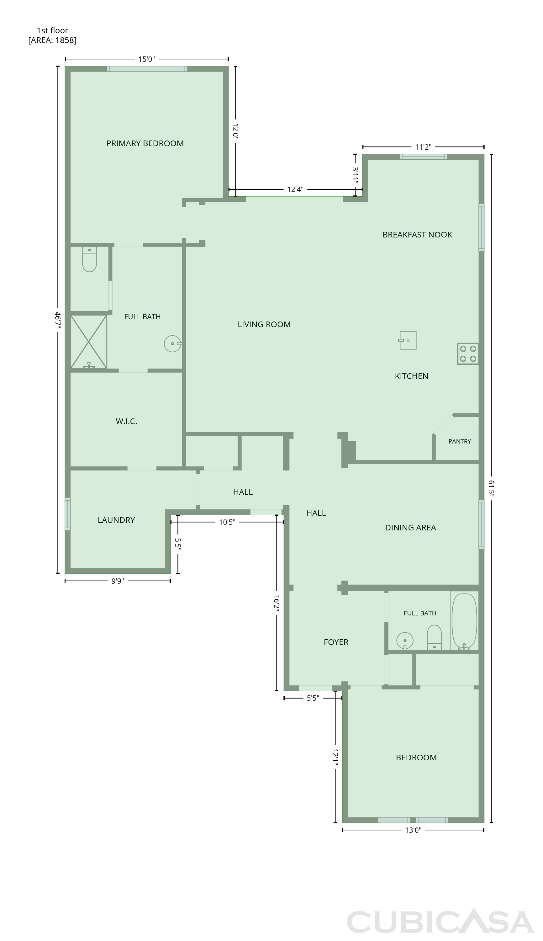 Main Floor of 31351 Cannon Rush Dr, San Antonio, FL