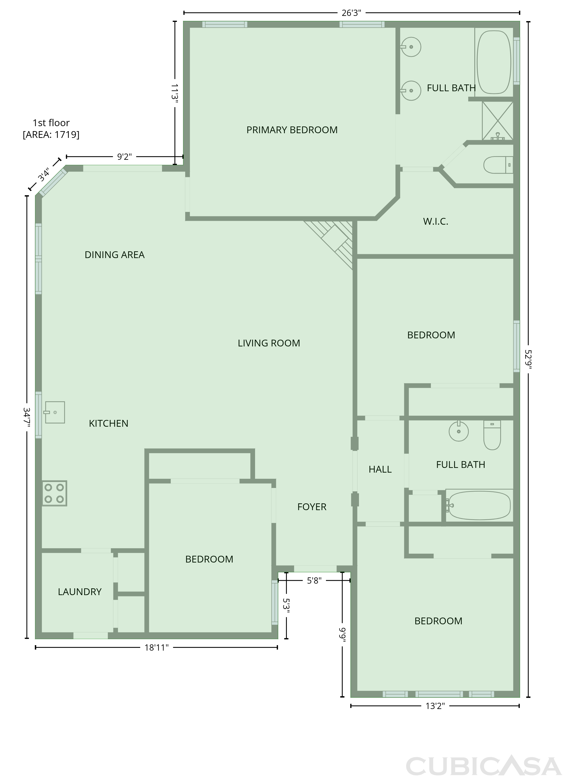 Main Floor of 1205 Kachina Ln, Haslet, TX