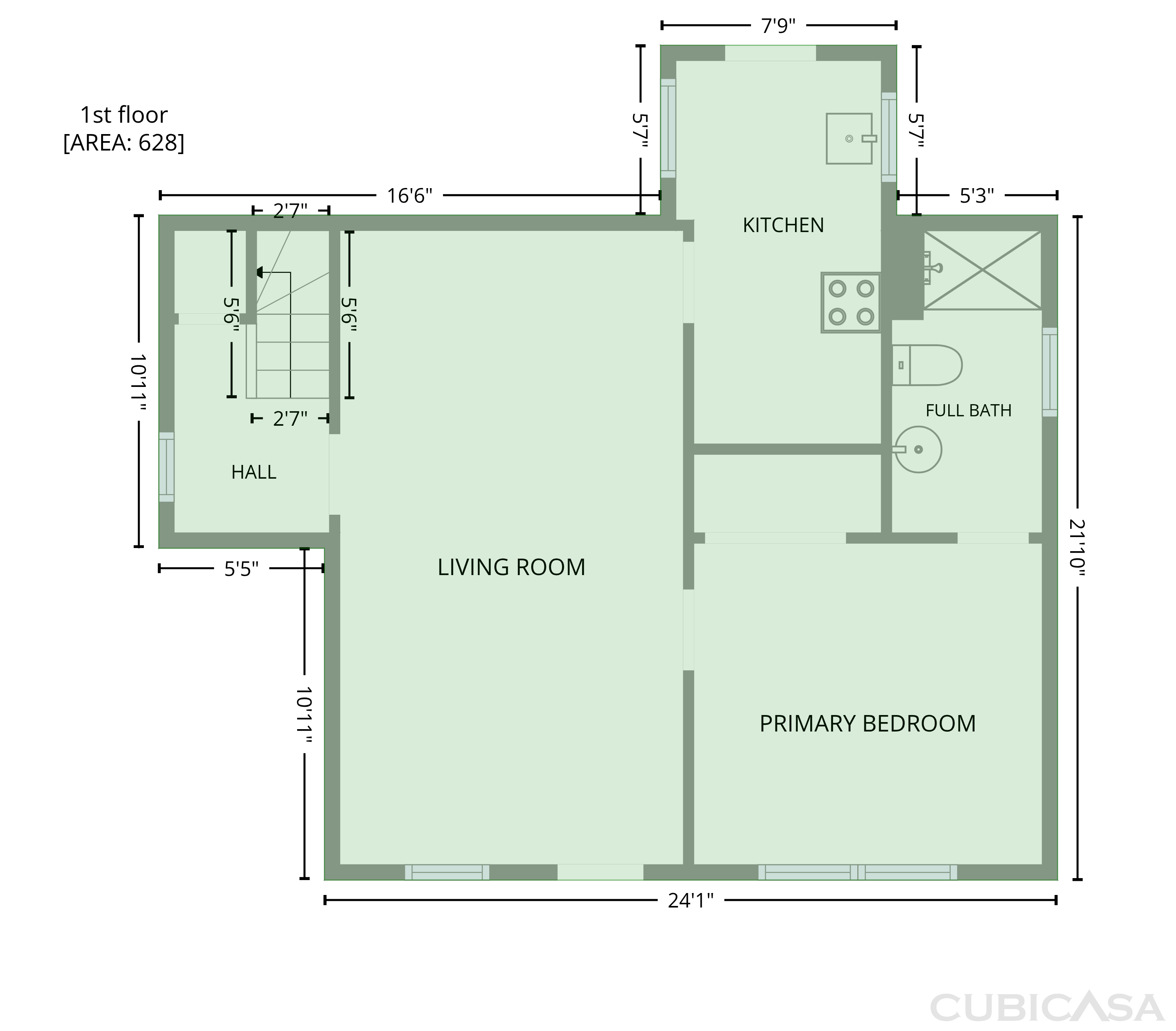Main Floor of 111 S Oleander Ave, Sanford, FL