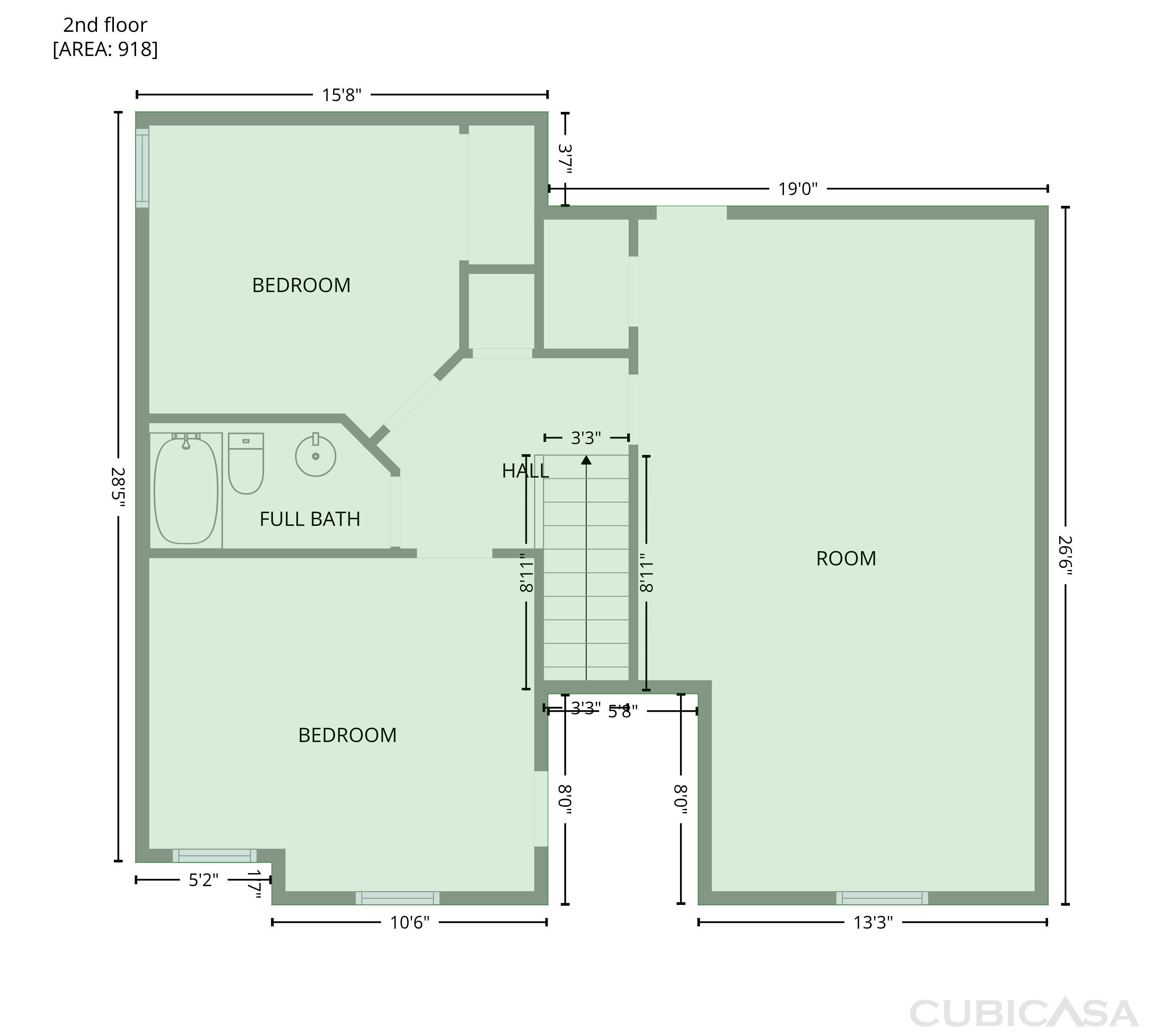 Second Floor of 5634 Tulip Grove Dr, Memphis, TN