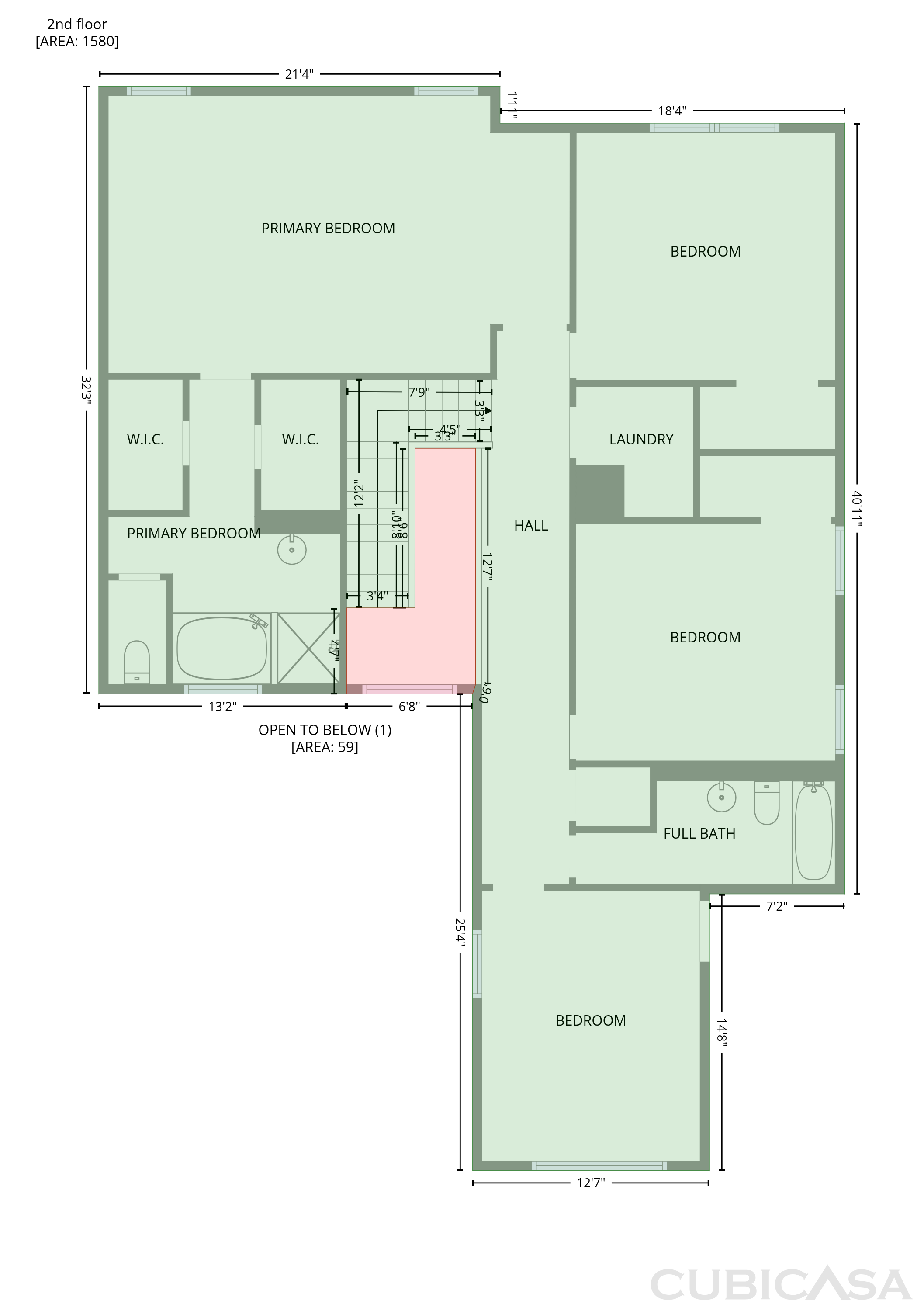 Second Floor of 86 Hamilton Hedge Pl, Cary, NC