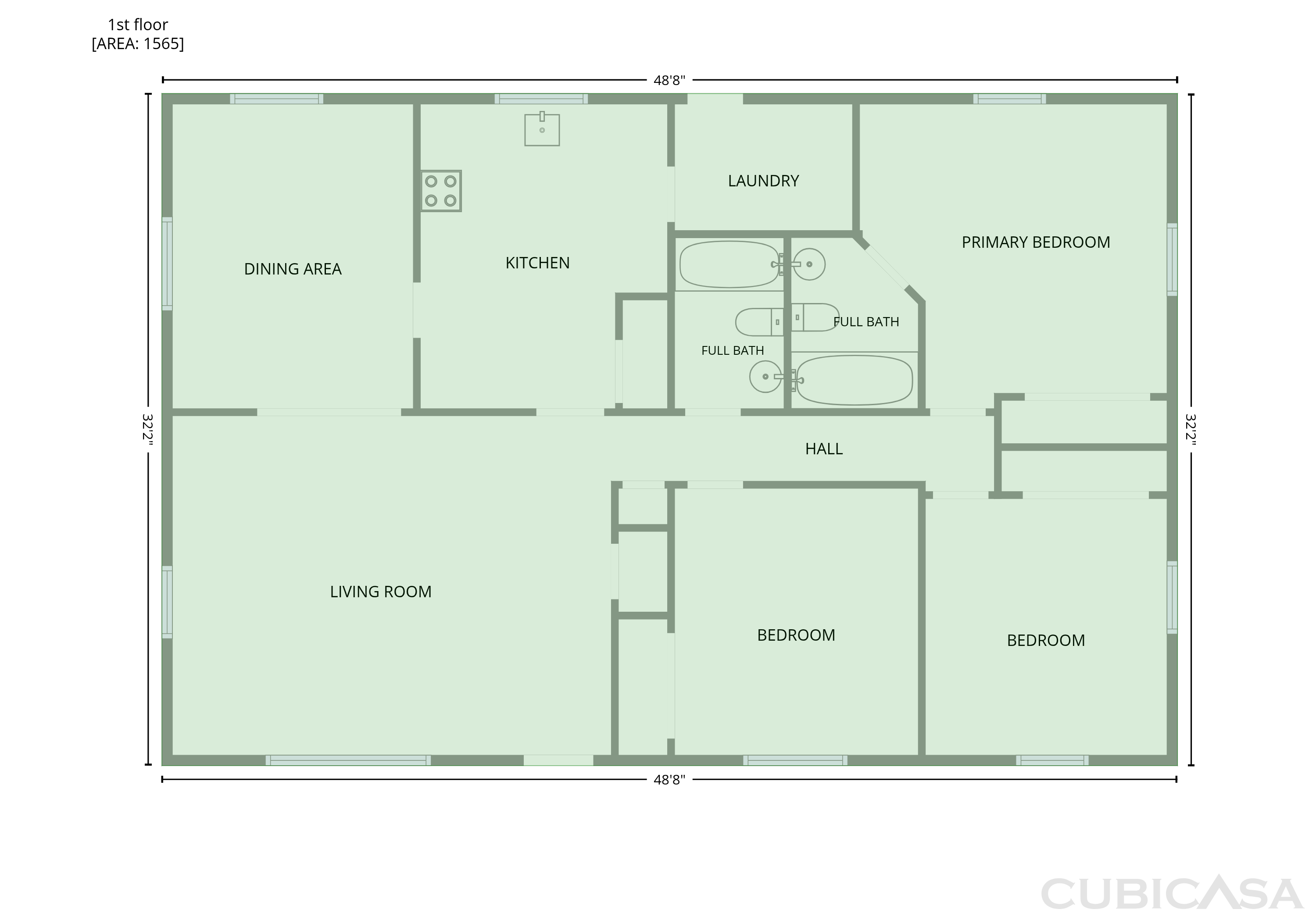 Main Floor of 7023 Shindler Dr, Jacksonville, FL