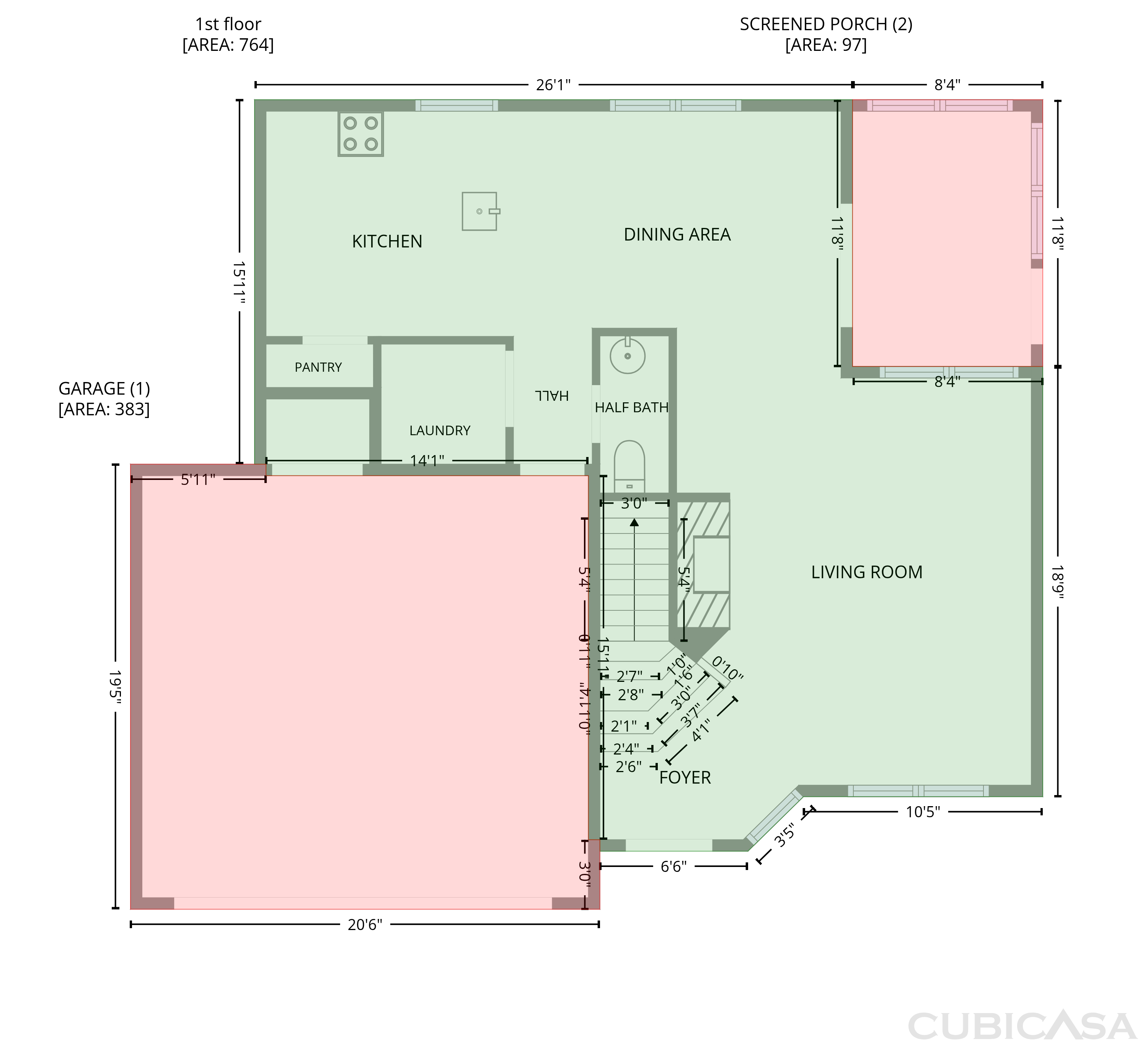 Main Floor of 2684 Piedmont Oak Dr, Marietta, GA