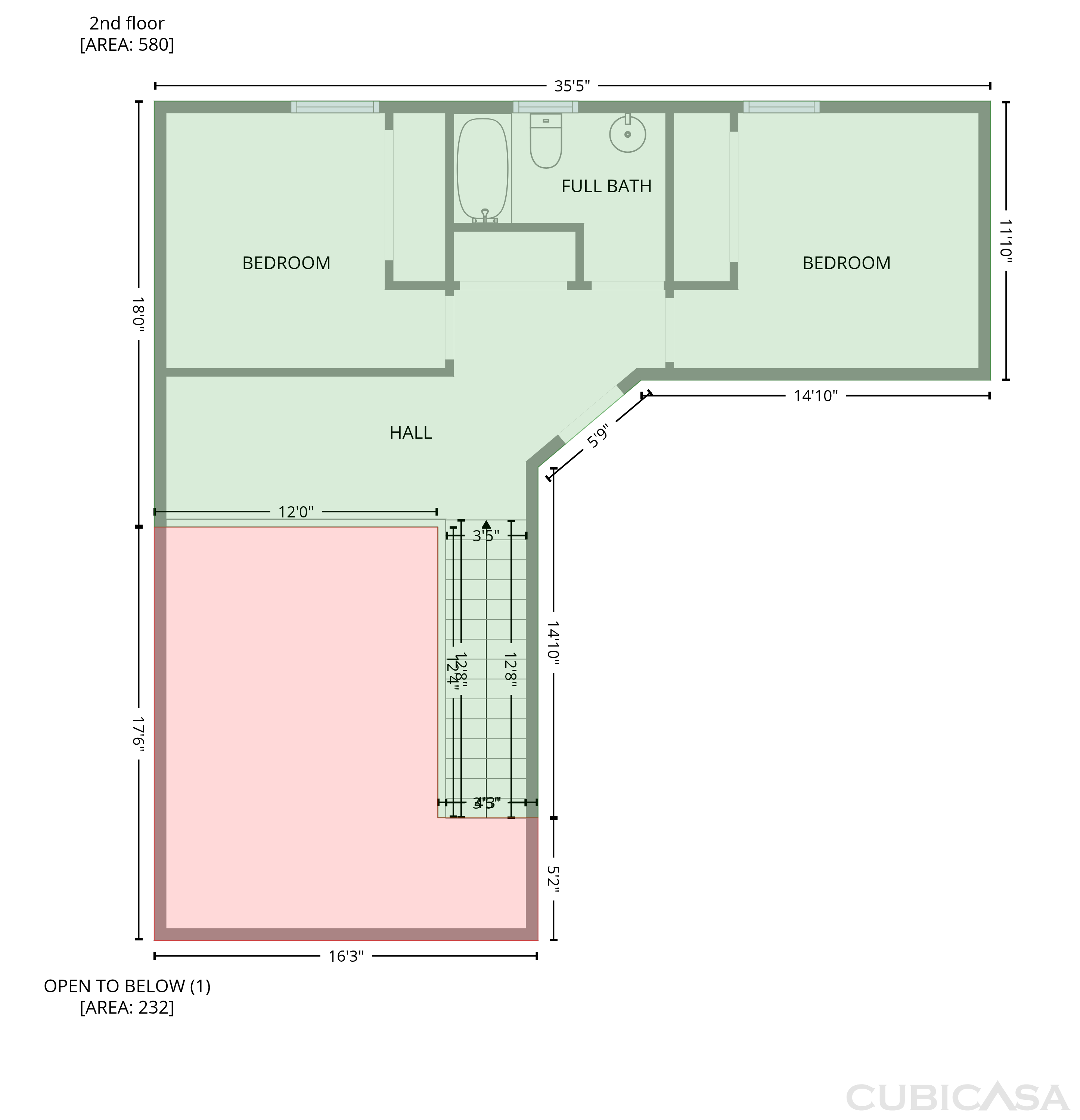 Second Floor of 2819 Burdette Dr, Augusta, GA