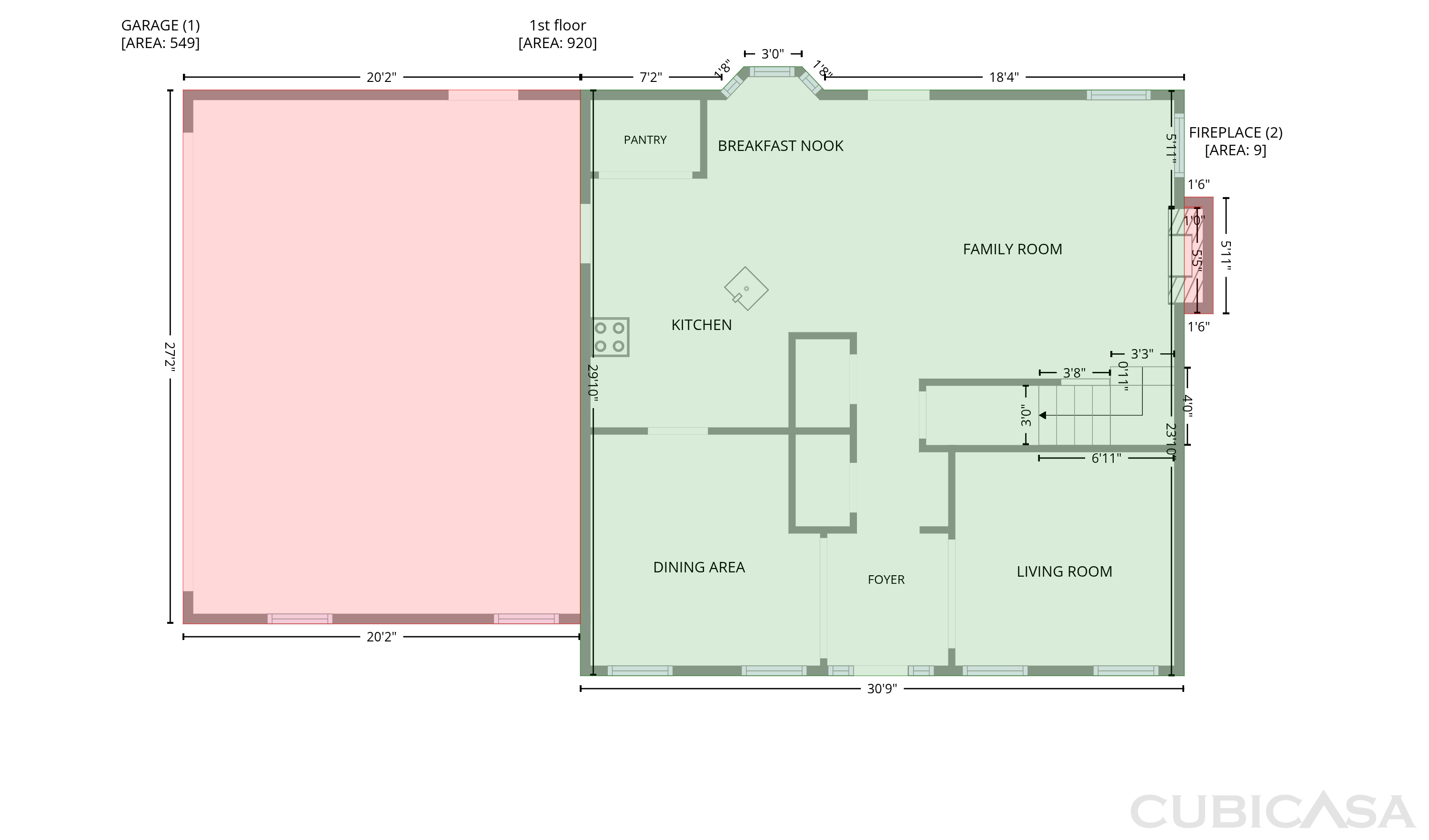 Main Floor of 518 Glenfield Cir, Maryville, TN
