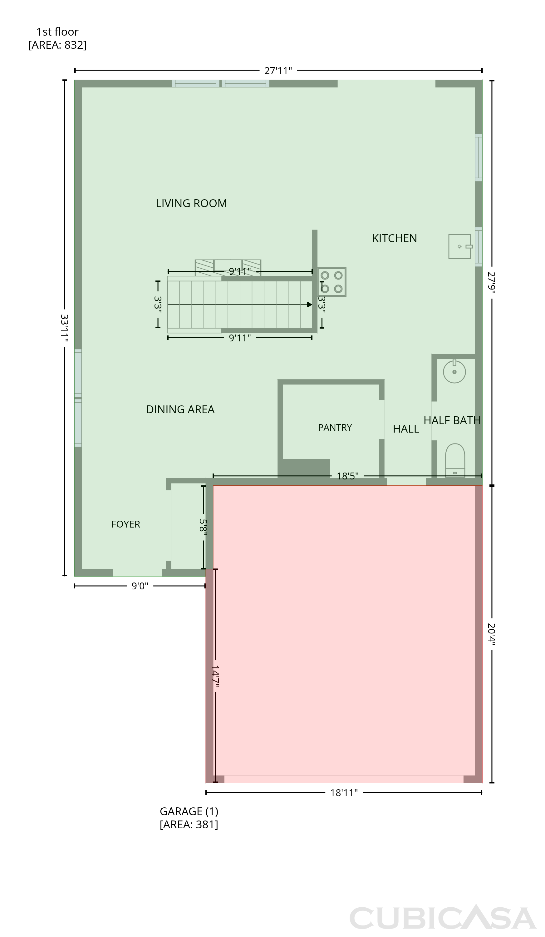 Main Floor of 8723 Hosta Way, Camby, IN