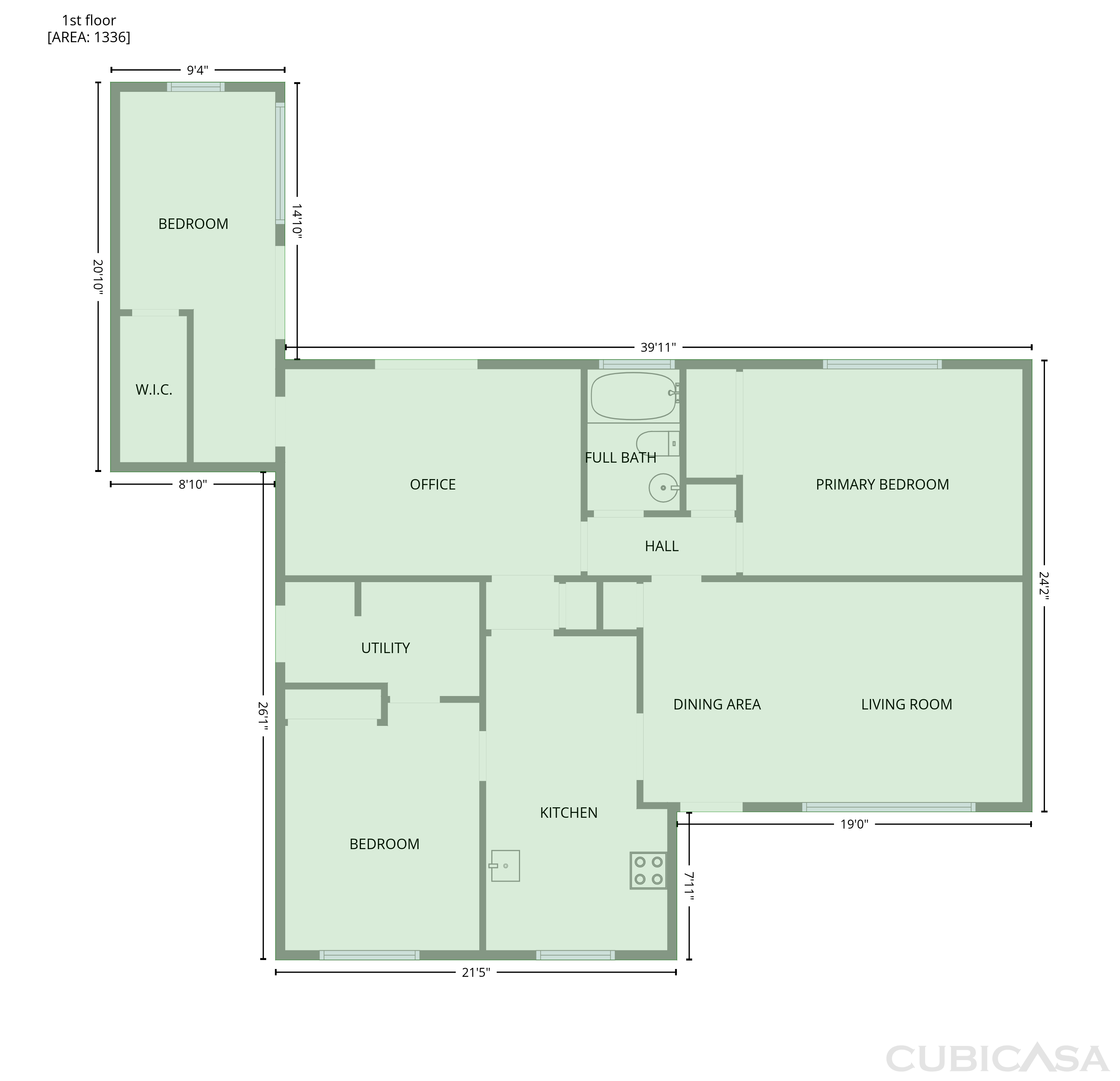 Third Floor of 1854 Utah St, Fairfield, CA