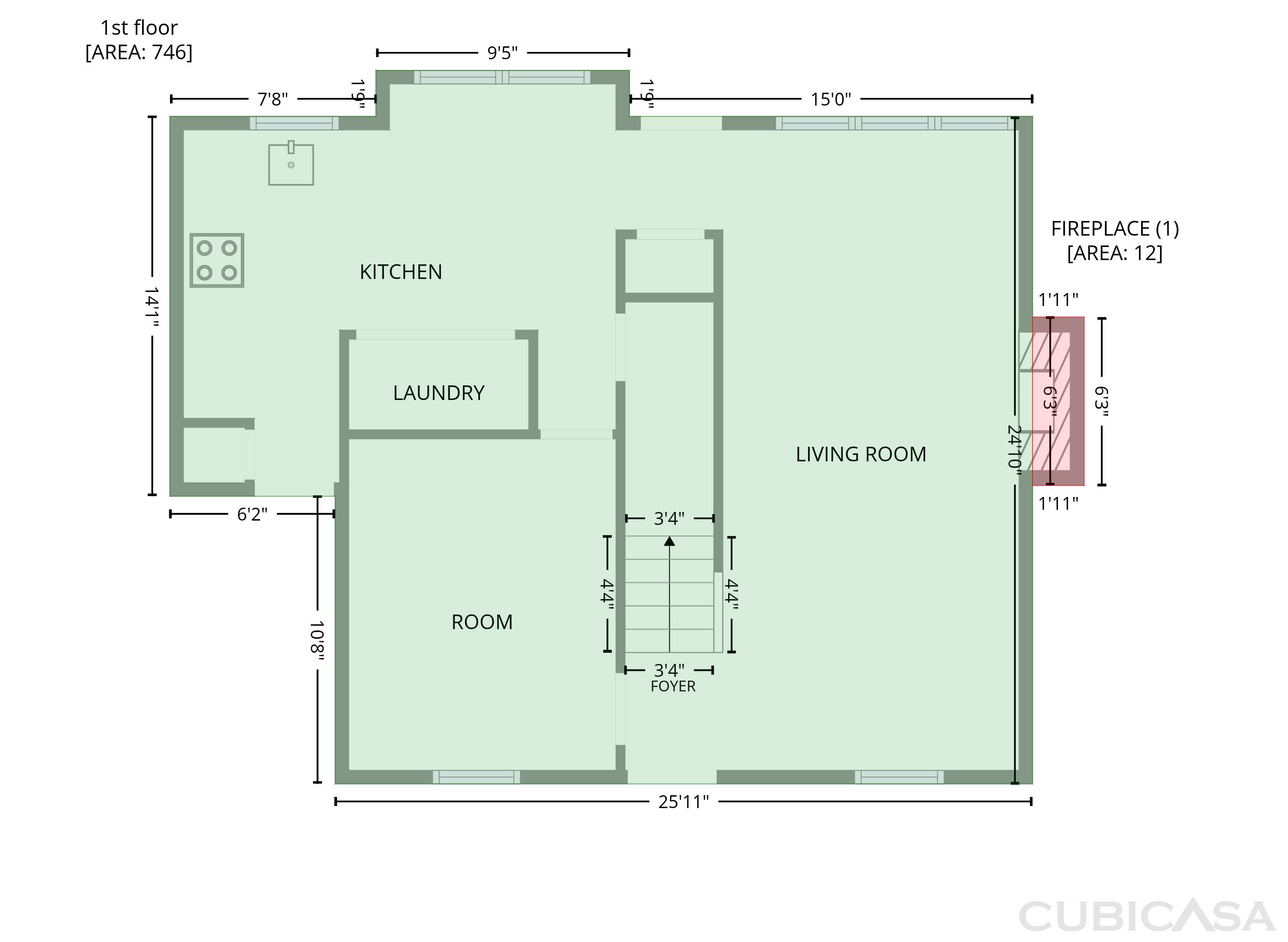 Main Floor of 106 Deblyn Ct, Pine Level, NC