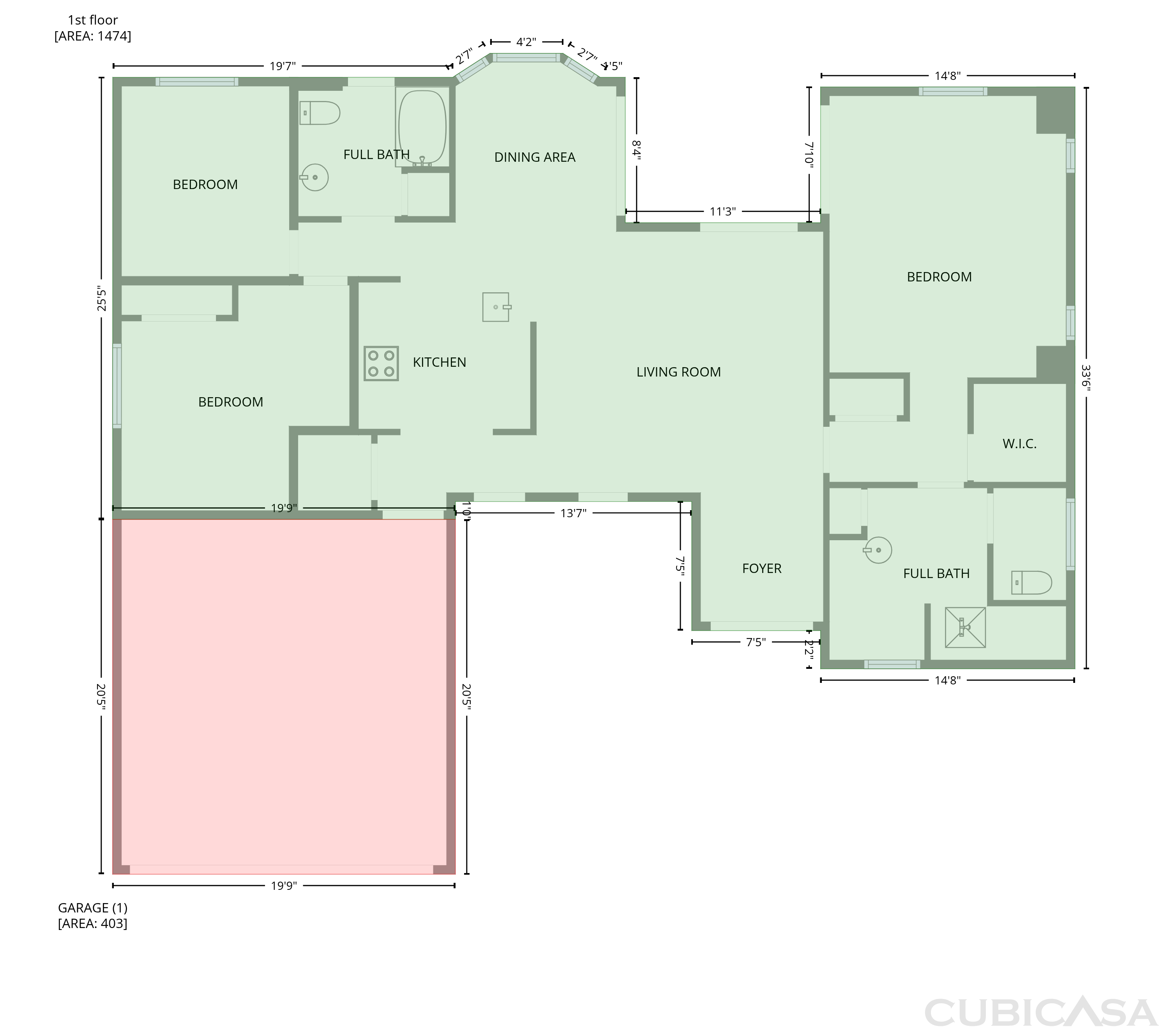 Main Floor of 405 San Ambrosio St, Punta Gorda, FL