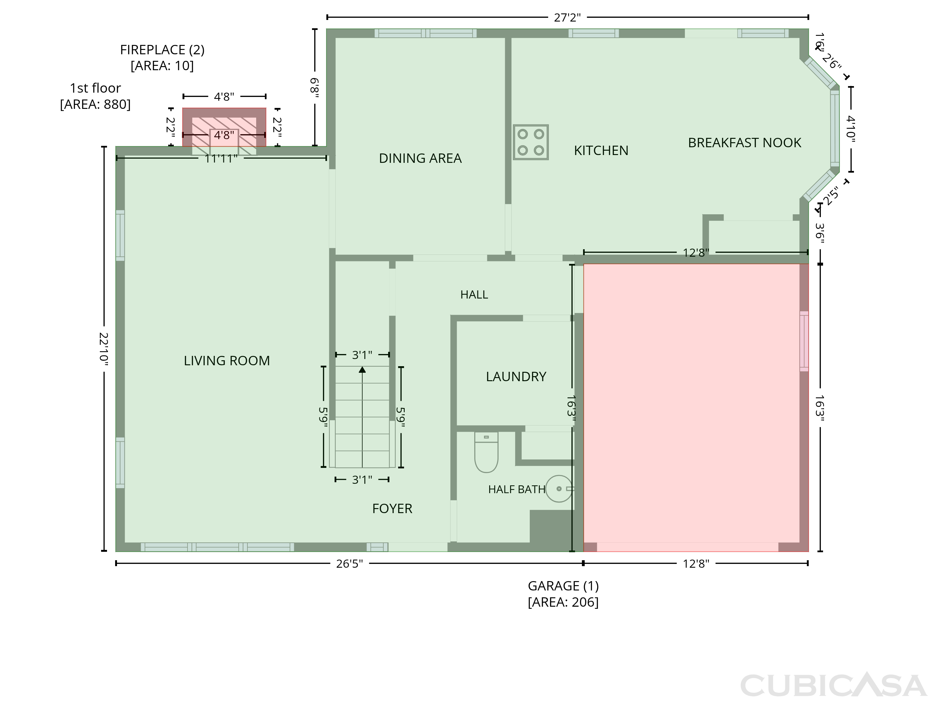 Main Floor of 8 Big Bluff Pl, Durham, NC