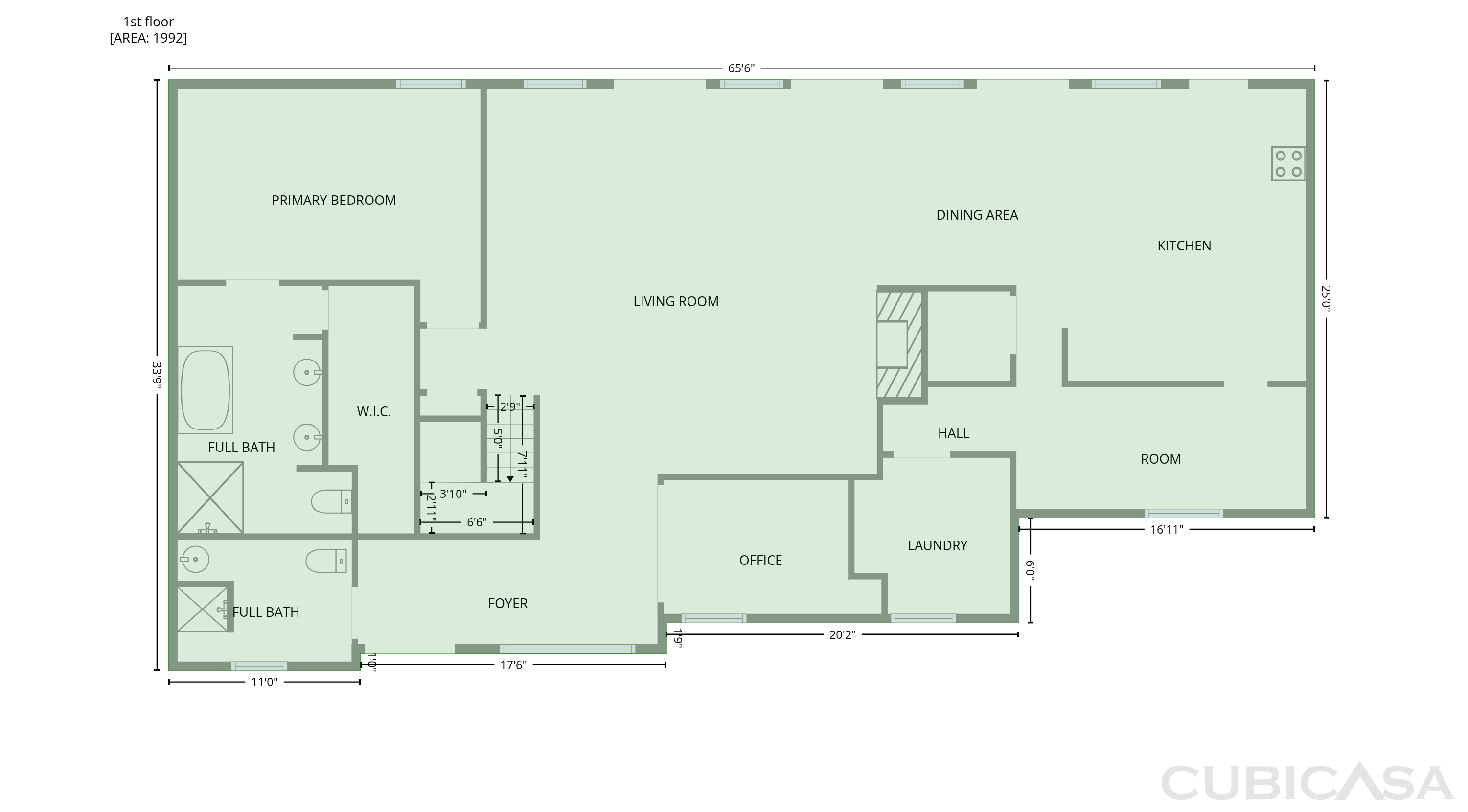 Main Floor of 7121 Winding Creek Rd, Dallas, TX