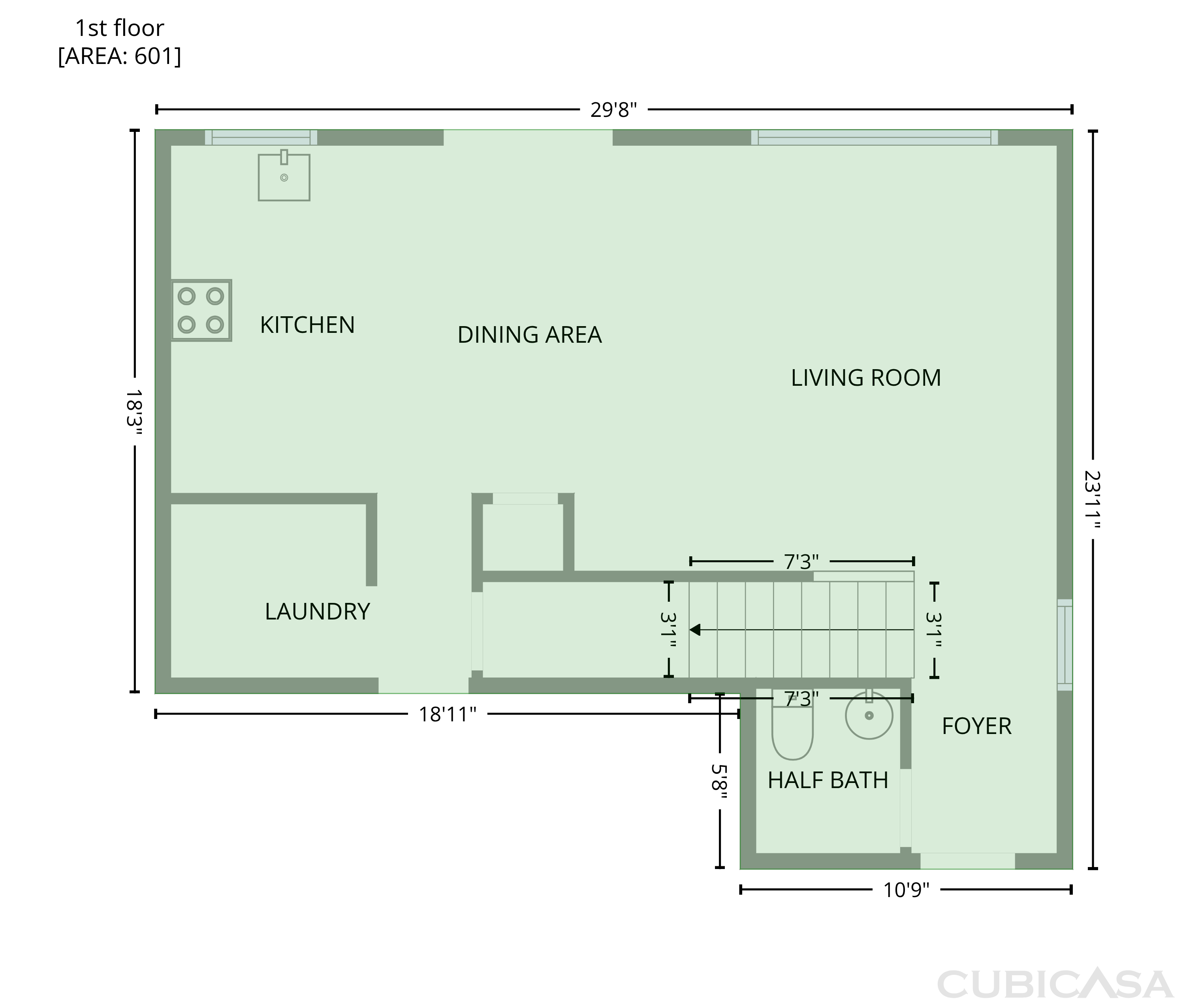 Main Floor of 41812 W Hillman Dr, Maricopa, AZ