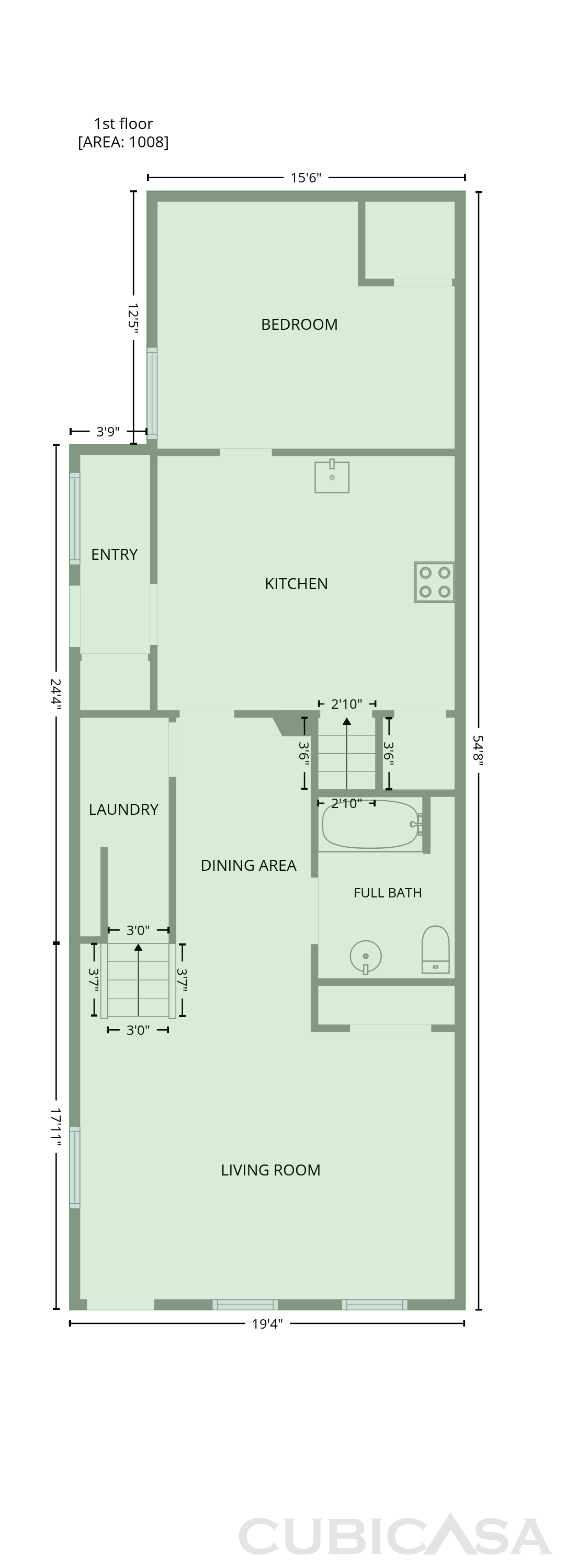 Second Floor of 3407 Erin Ave, Cleveland, OH