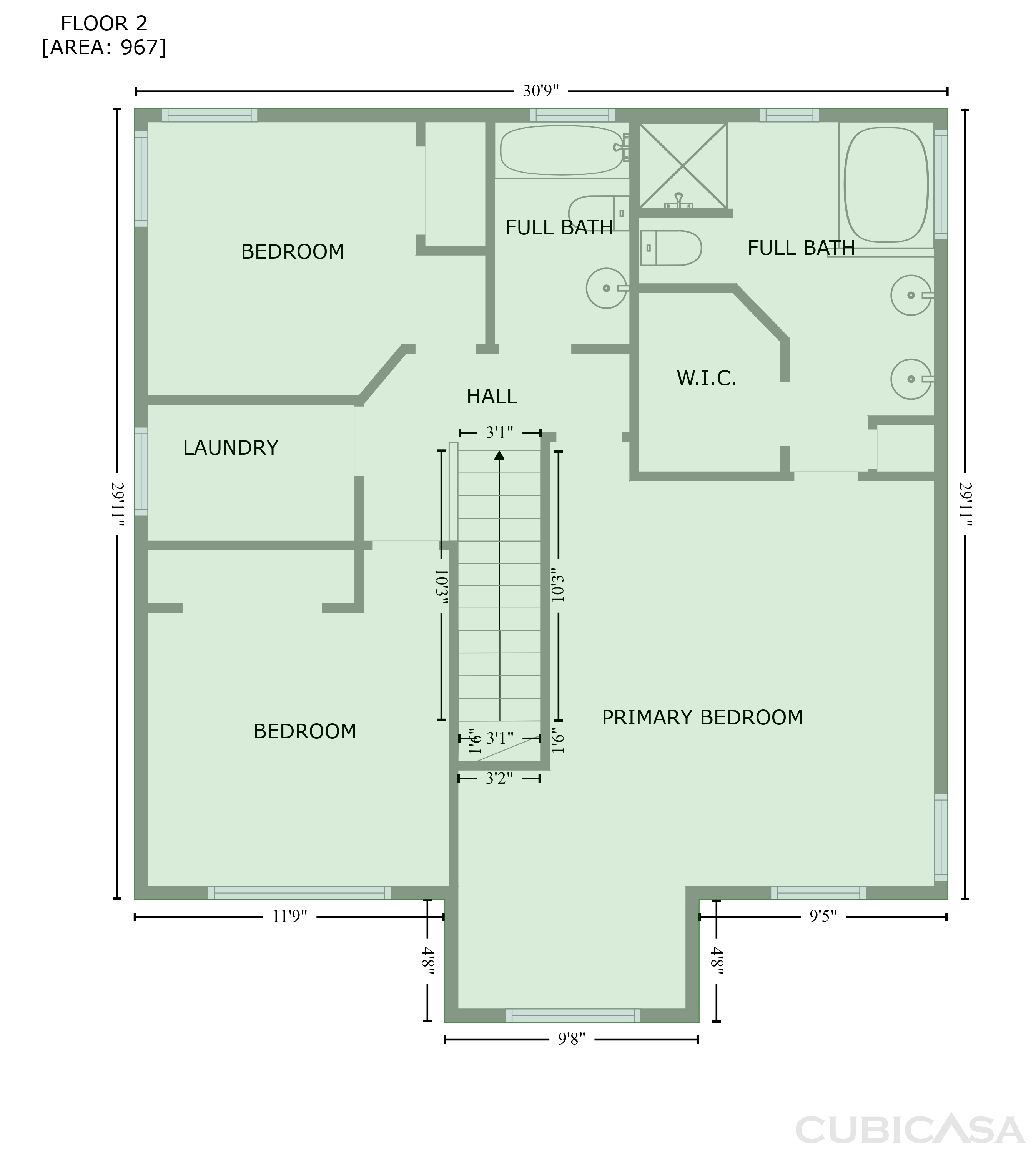 Second Floor of 204 Hallford Pl, Hermitage, TN